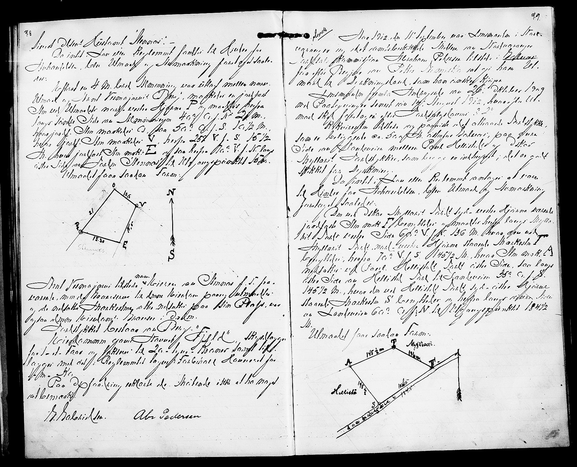 Lensmannen i Nord-Varanger (hos Finnmarkseiendommen)*, FIEI/-, 1908-1915, p. 78-79