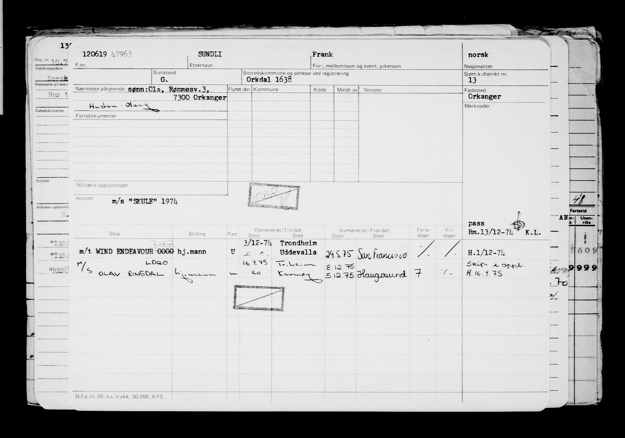 Direktoratet for sjømenn, AV/RA-S-3545/G/Gb/L0169: Hovedkort, 1919, p. 521