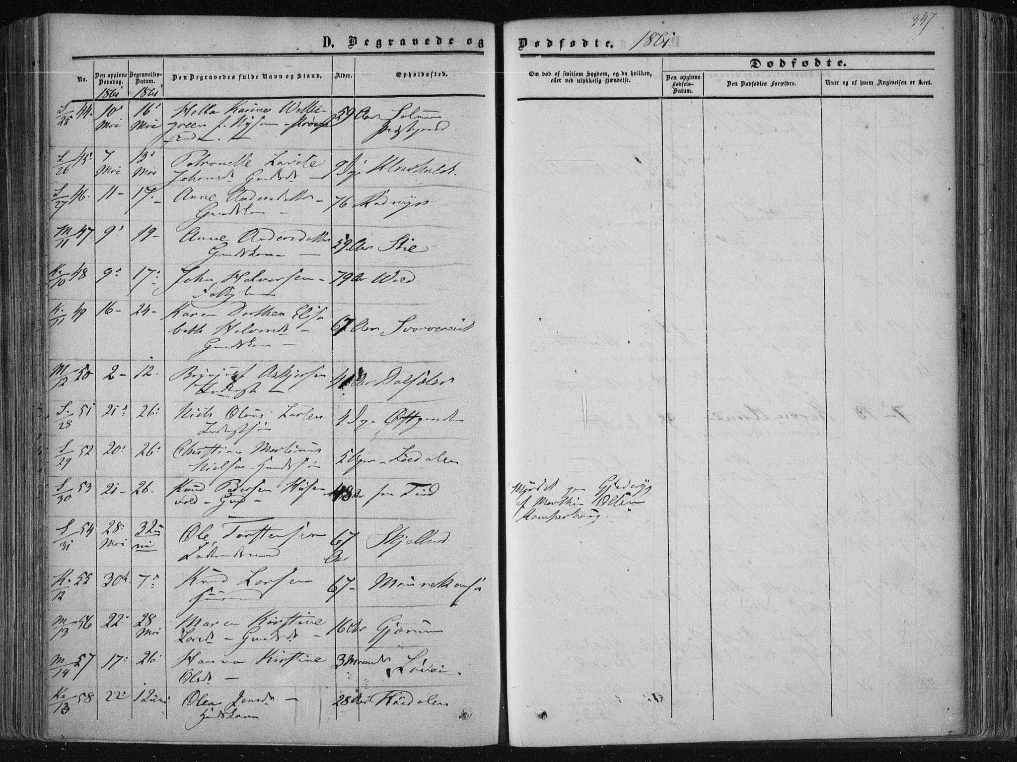 Solum kirkebøker, SAKO/A-306/F/Fa/L0007: Parish register (official) no. I 7, 1856-1864, p. 347
