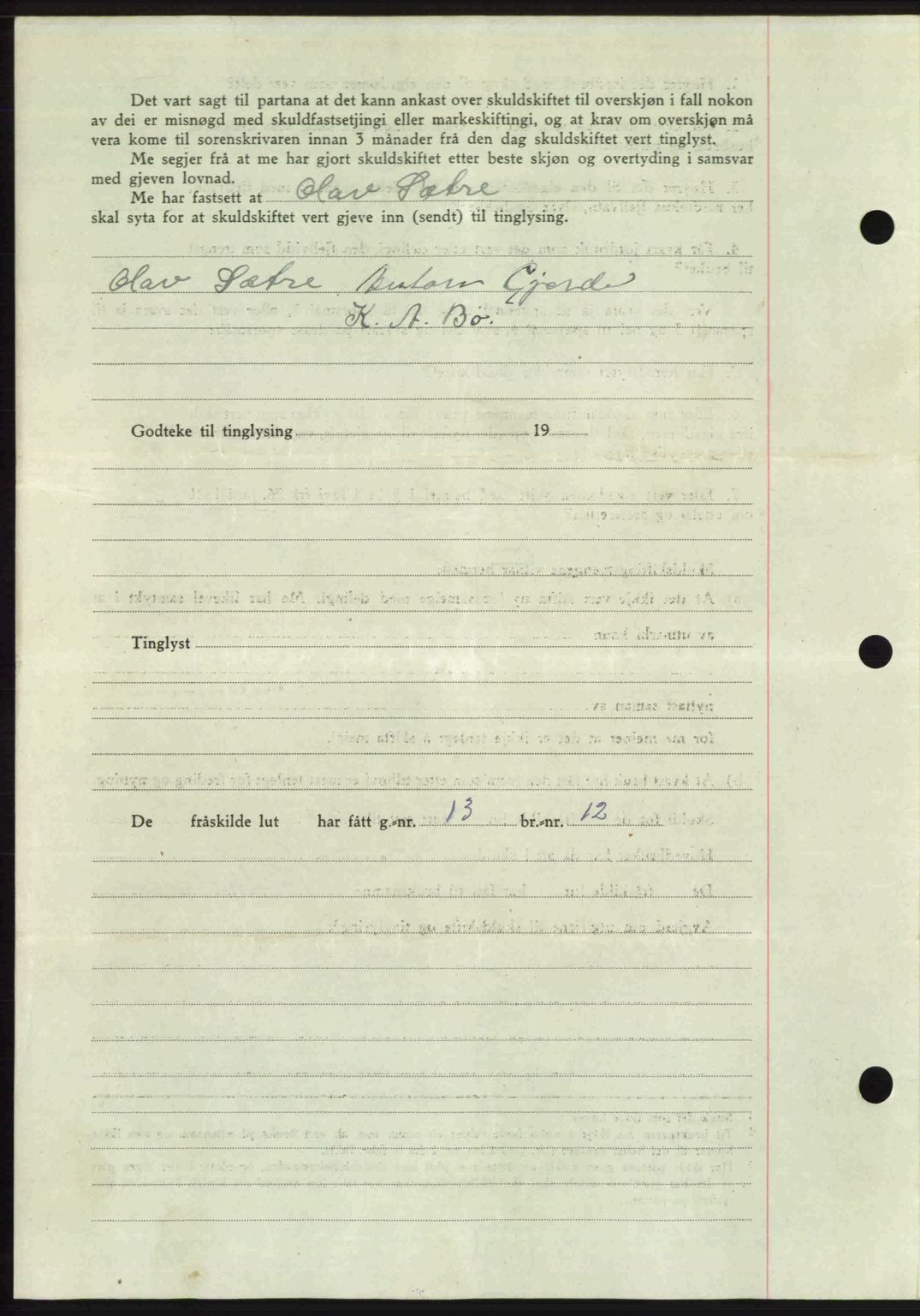 Romsdal sorenskriveri, AV/SAT-A-4149/1/2/2C: Mortgage book no. A28, 1948-1949, Diary no: : 163/1949