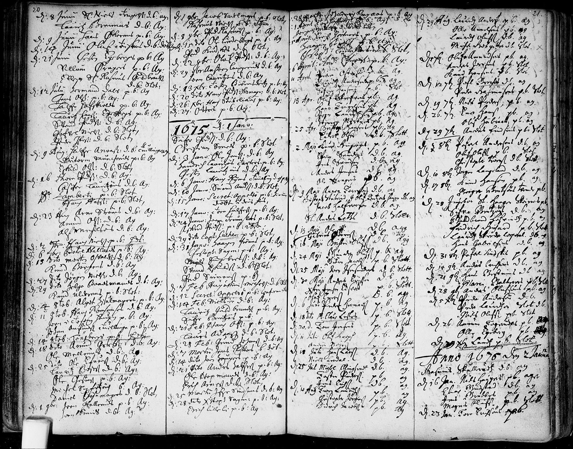 Aker prestekontor kirkebøker, AV/SAO-A-10861/F/L0001: Parish register (official) no. 1, 1656-1688