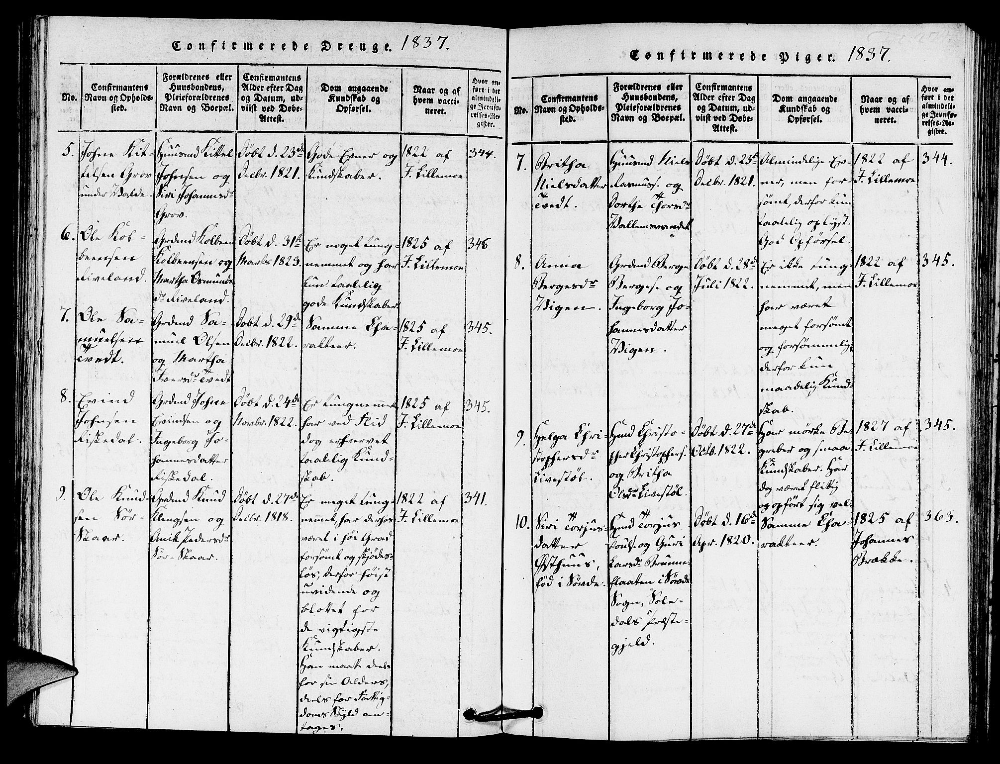 Hjelmeland sokneprestkontor, AV/SAST-A-101843/01/IV/L0005: Parish register (official) no. A 5, 1816-1841, p. 274