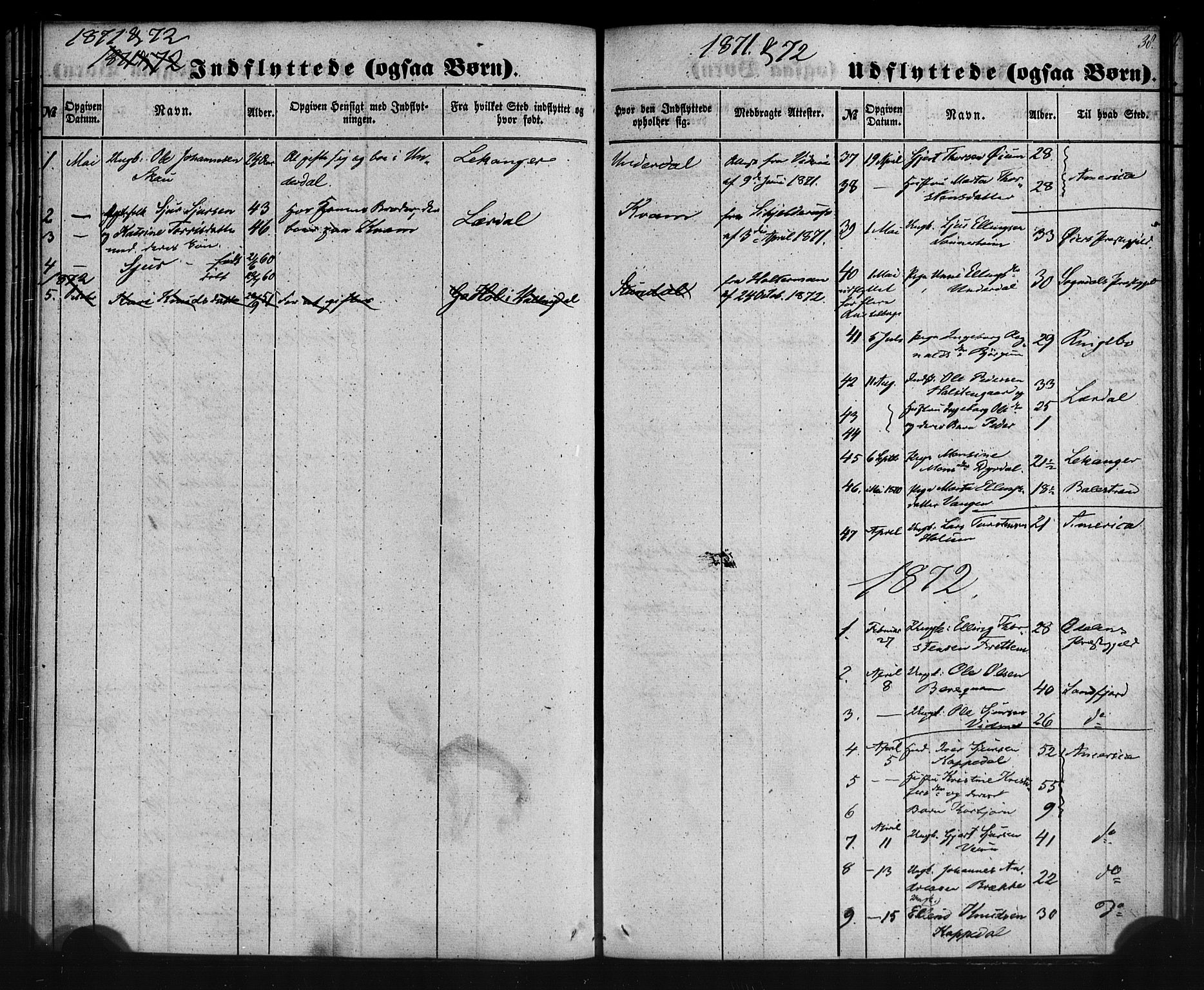 Aurland sokneprestembete, SAB/A-99937/H/Ha/Haa/L0012: Parish register (official) no. A 12, 1858-1879, p. 38