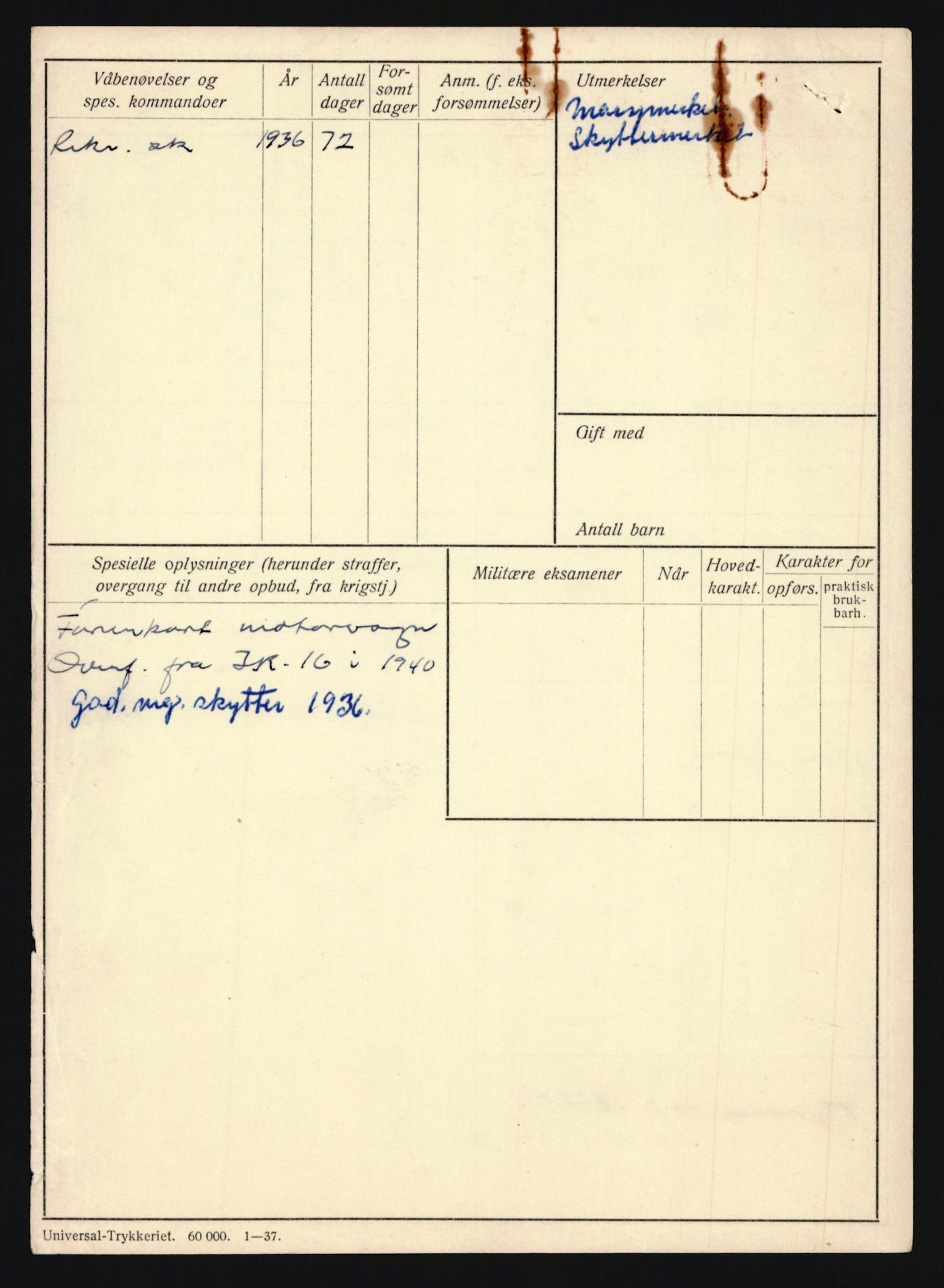 Forsvaret, Troms infanteriregiment nr. 16, AV/RA-RAFA-3146/P/Pa/L0020: Rulleblad for regimentets menige mannskaper, årsklasse 1936, 1936, p. 1132