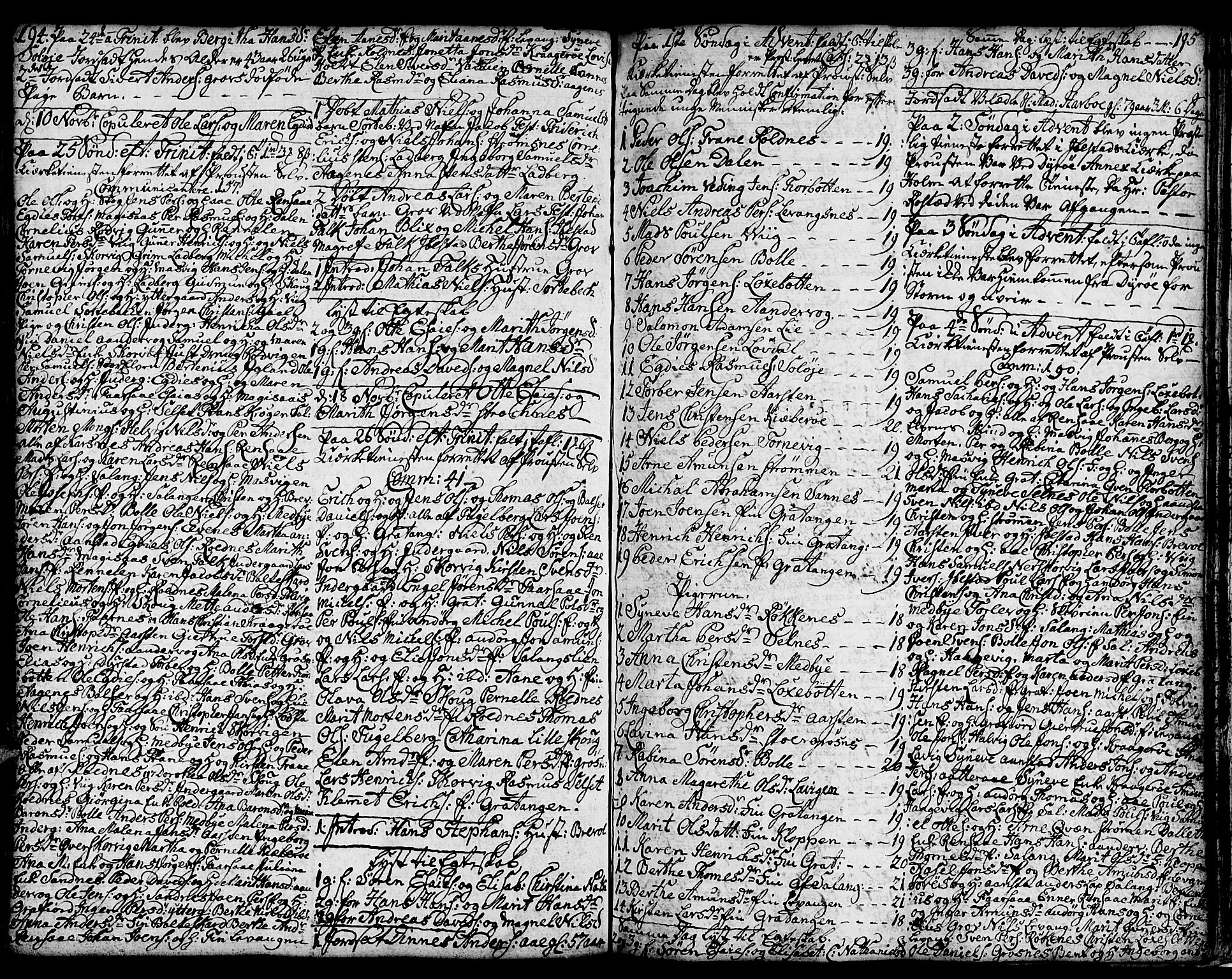 Ibestad sokneprestembete, SATØ/S-0077/H/Ha/Hab/L0001klokker: Parish register (copy) no. 1, 1776-1808, p. 294-295