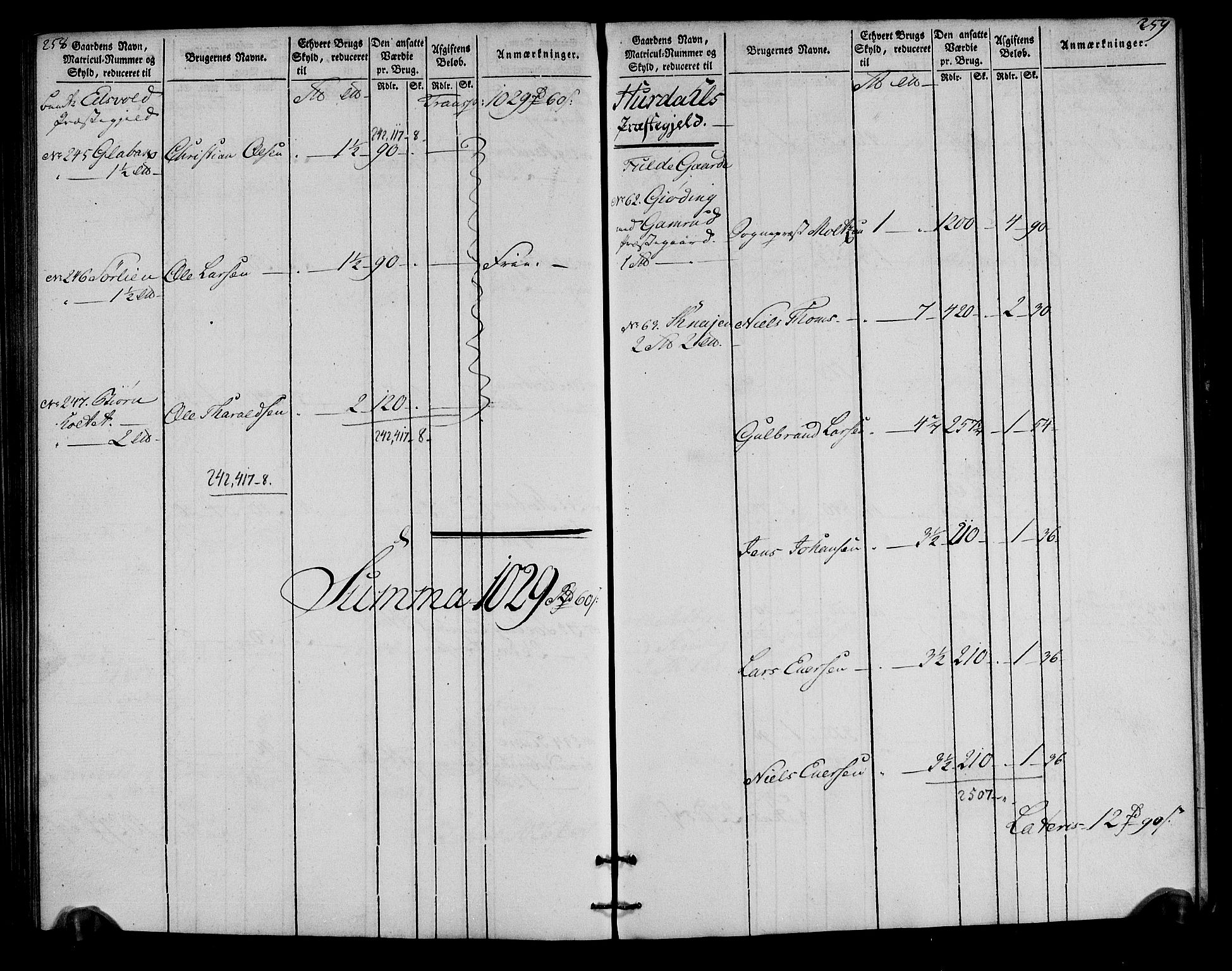 Rentekammeret inntil 1814, Realistisk ordnet avdeling, AV/RA-EA-4070/N/Ne/Nea/L0023: Øvre Romerike fogderi. Oppebørselsregister, 1803-1804, p. 131