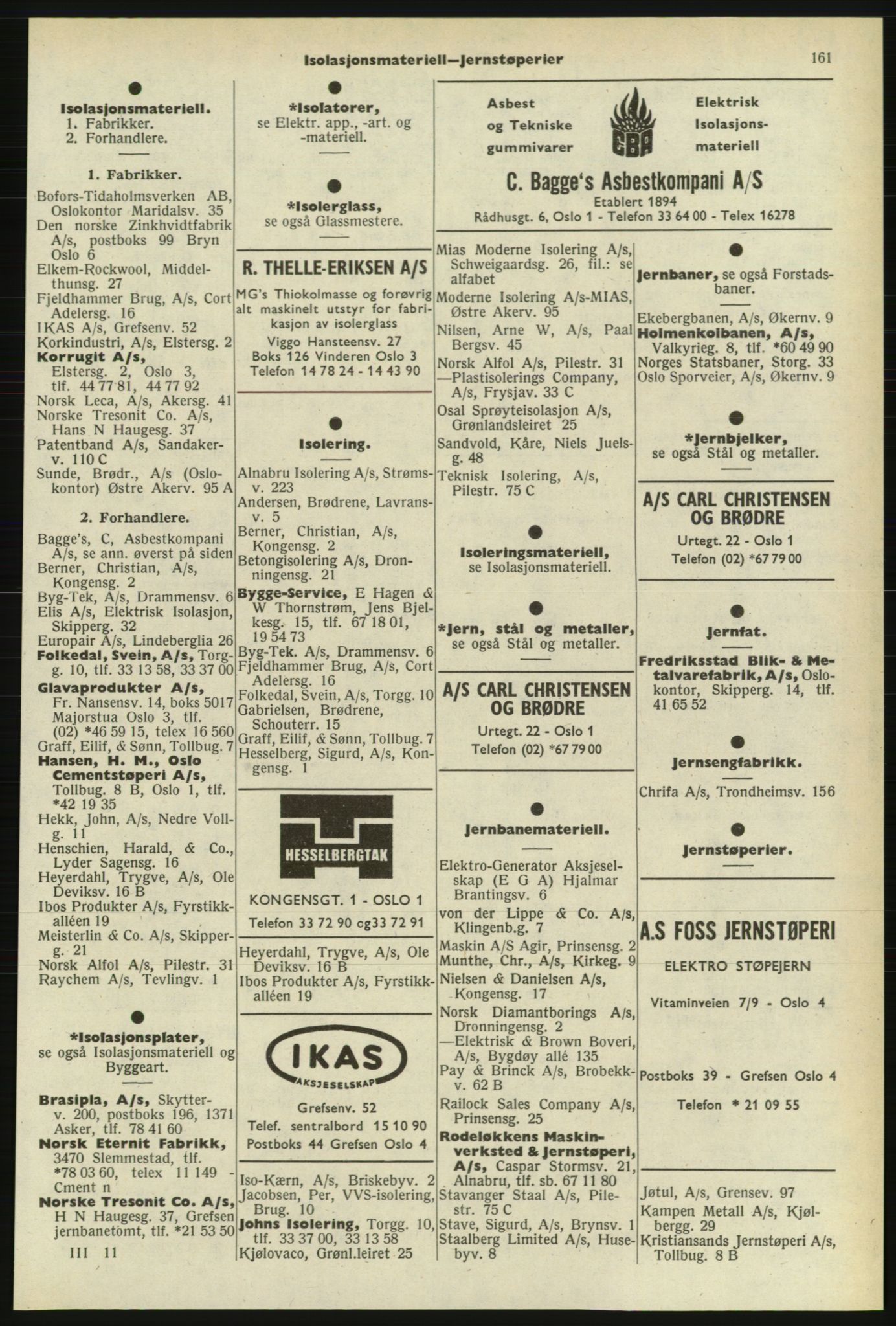 Kristiania/Oslo adressebok, PUBL/-, 1974-1975, p. 161