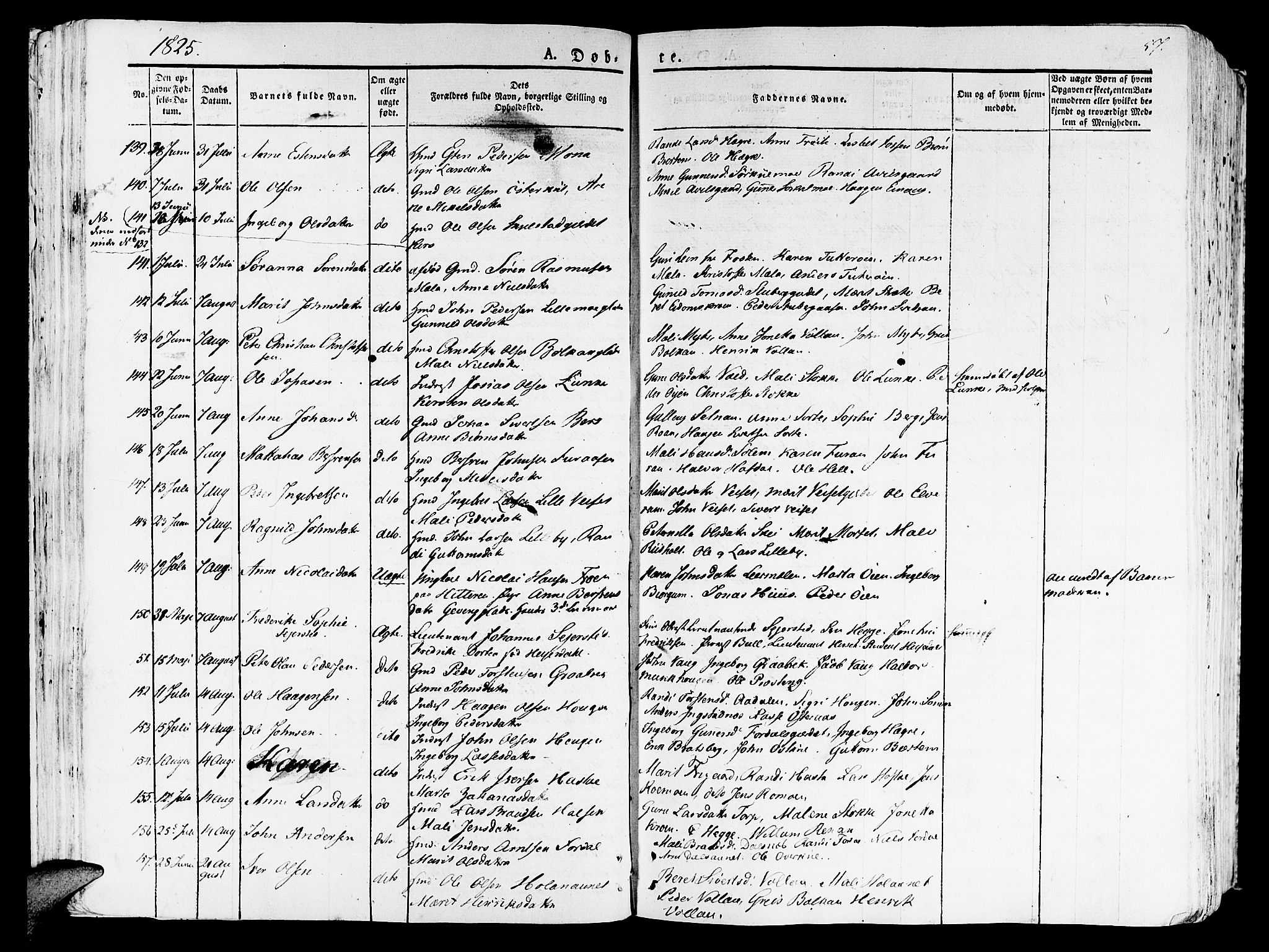 Ministerialprotokoller, klokkerbøker og fødselsregistre - Nord-Trøndelag, SAT/A-1458/709/L0070: Parish register (official) no. 709A10, 1820-1832, p. 57