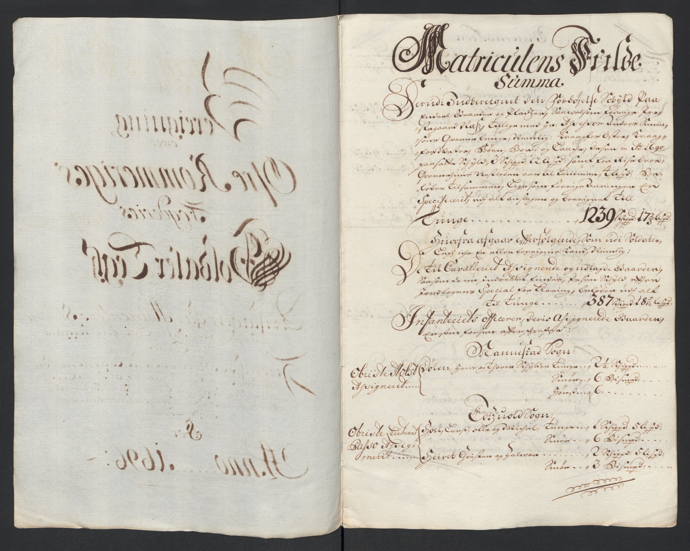 Rentekammeret inntil 1814, Reviderte regnskaper, Fogderegnskap, AV/RA-EA-4092/R12/L0708: Fogderegnskap Øvre Romerike, 1696, p. 225