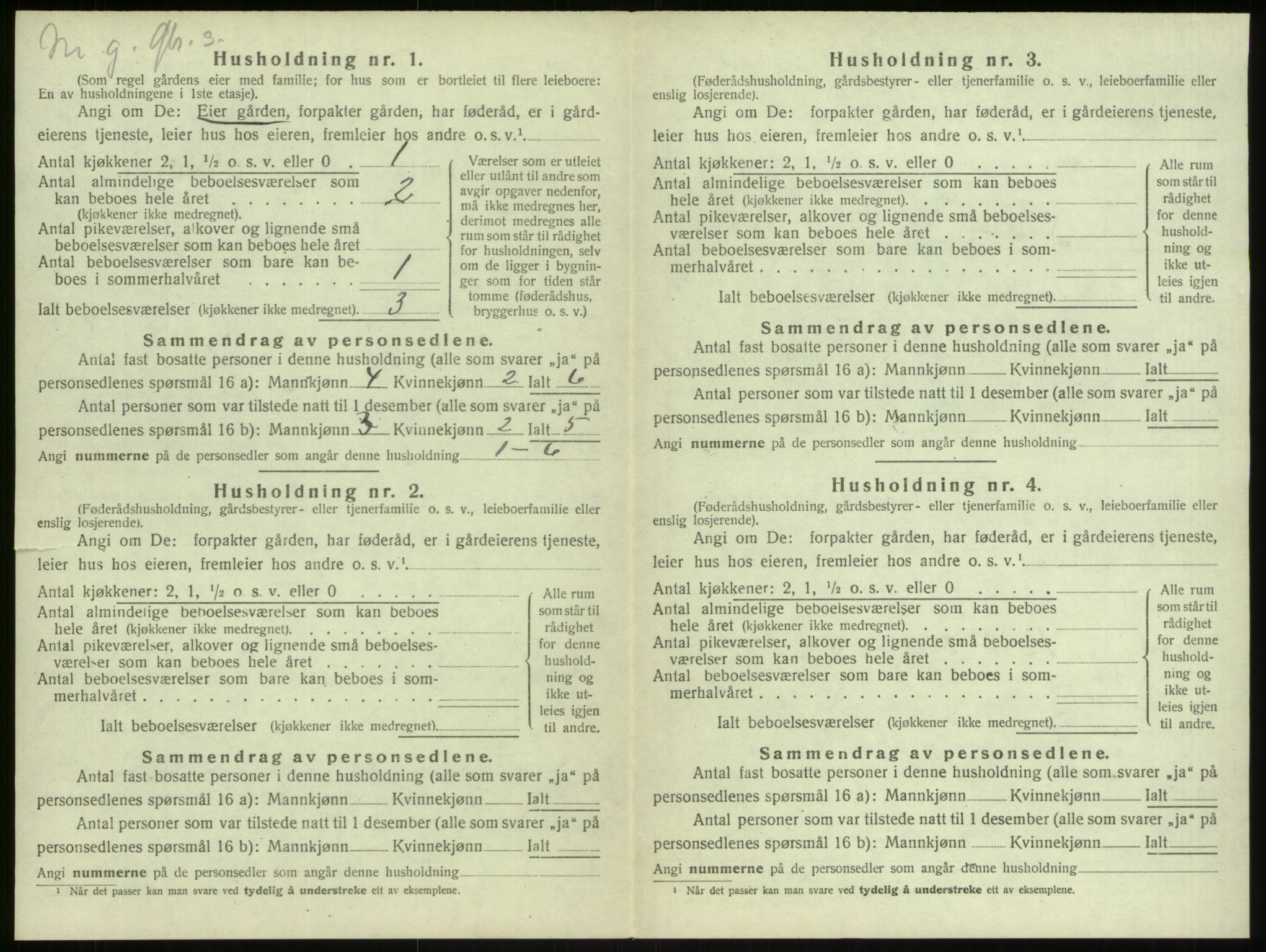 SAB, 1920 census for Manger, 1920, p. 1359