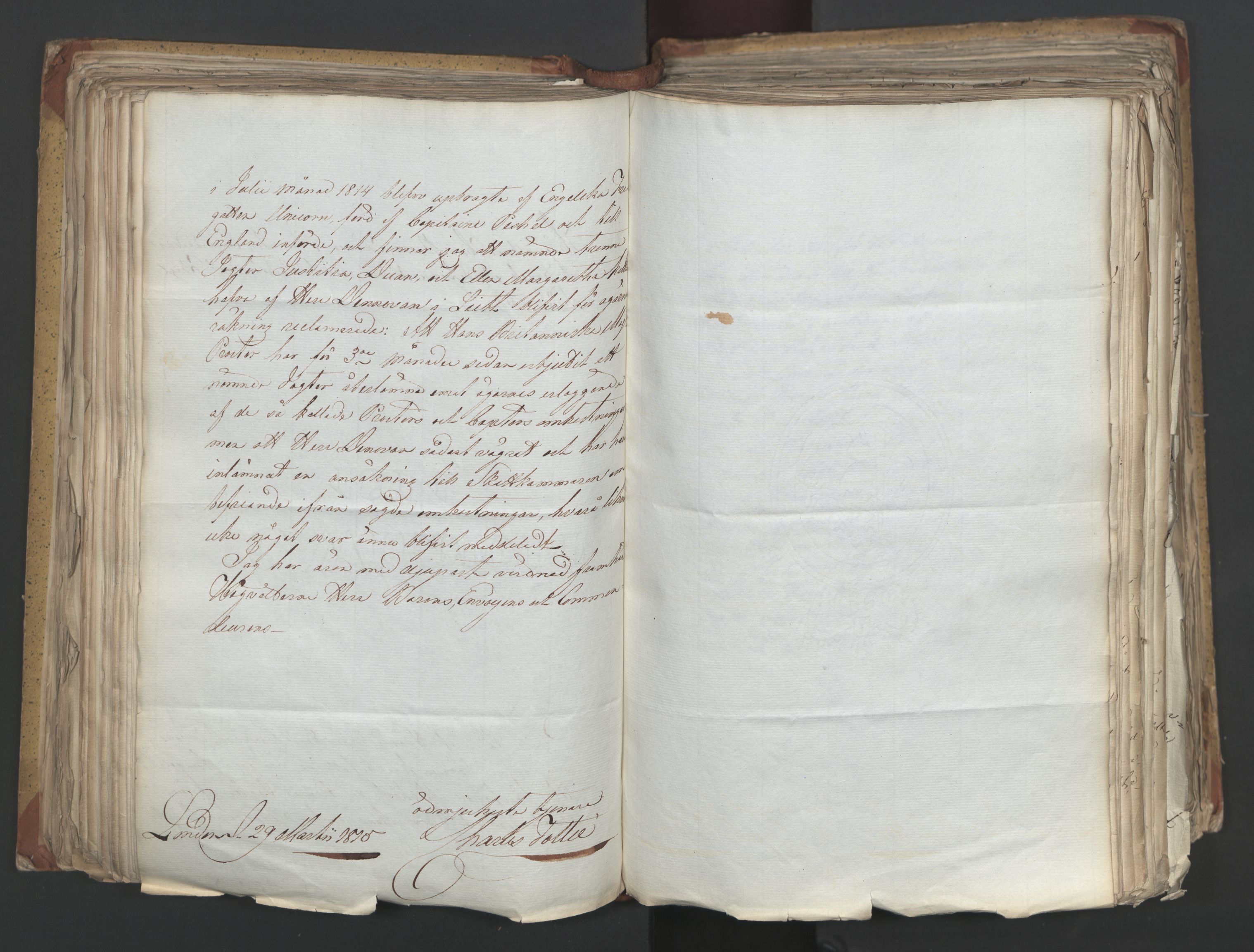 Statsrådsavdelingen i Stockholm, AV/RA-S-1003/D/Da/L0002: Regjeringsinnstillinger nr. 263-518, 1815, p. 207