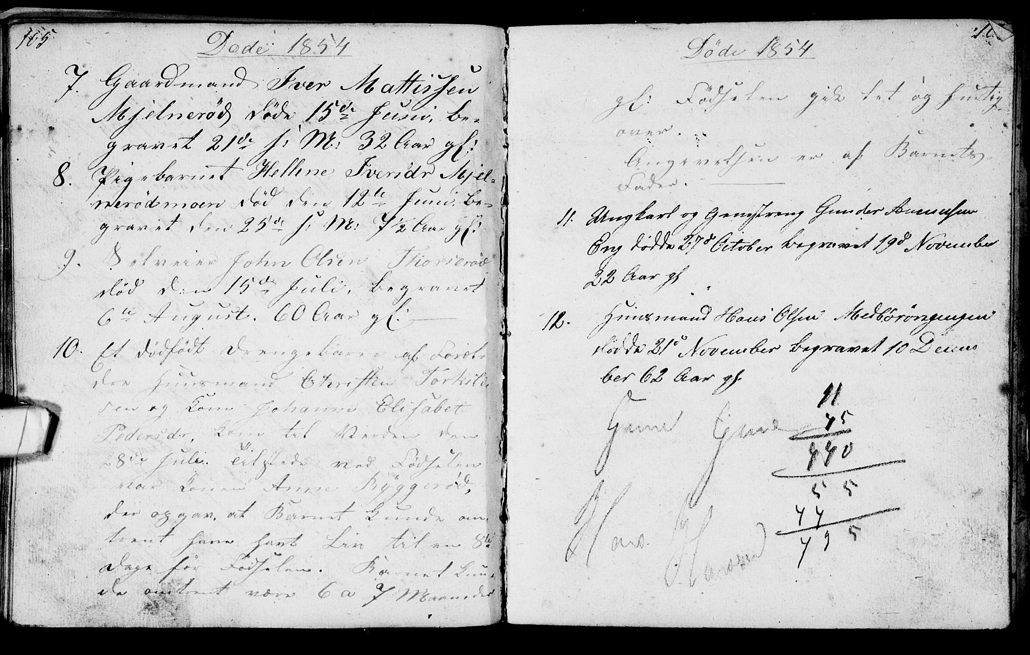 Berg prestekontor Kirkebøker, AV/SAO-A-10902/G/Gc/L0001: Parish register (copy) no. III 1, 1844-1855, p. 105-106