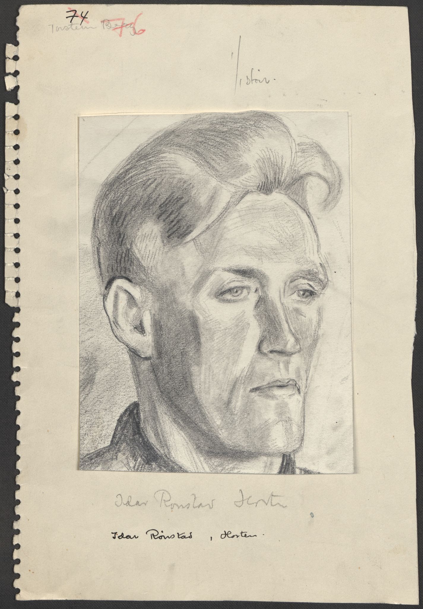 Grøgaard, Joachim, AV/RA-PA-1773/F/L0002: Tegninger og tekster, 1942-1945, p. 122
