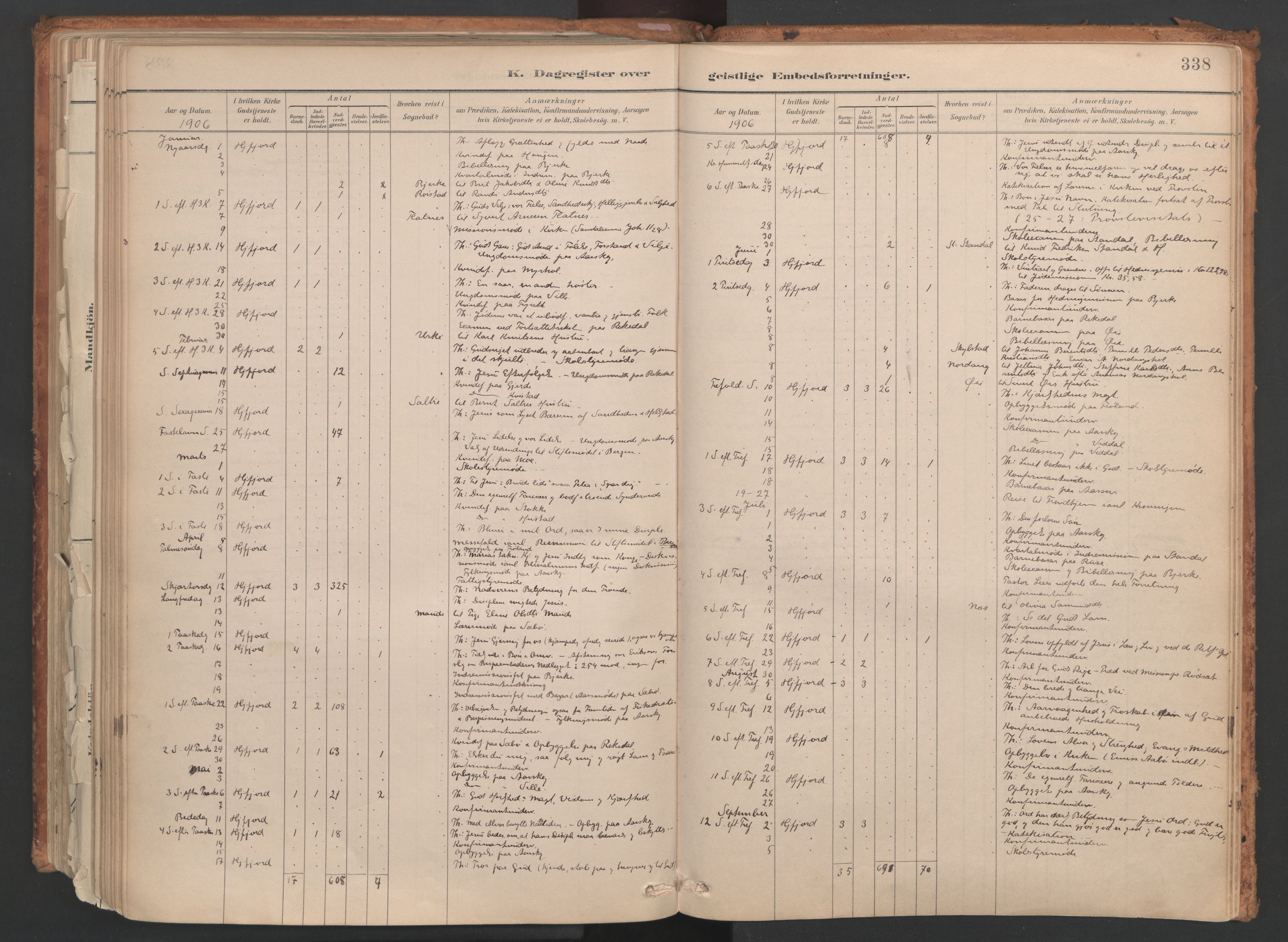 Ministerialprotokoller, klokkerbøker og fødselsregistre - Møre og Romsdal, AV/SAT-A-1454/515/L0211: Parish register (official) no. 515A07, 1886-1910, p. 338
