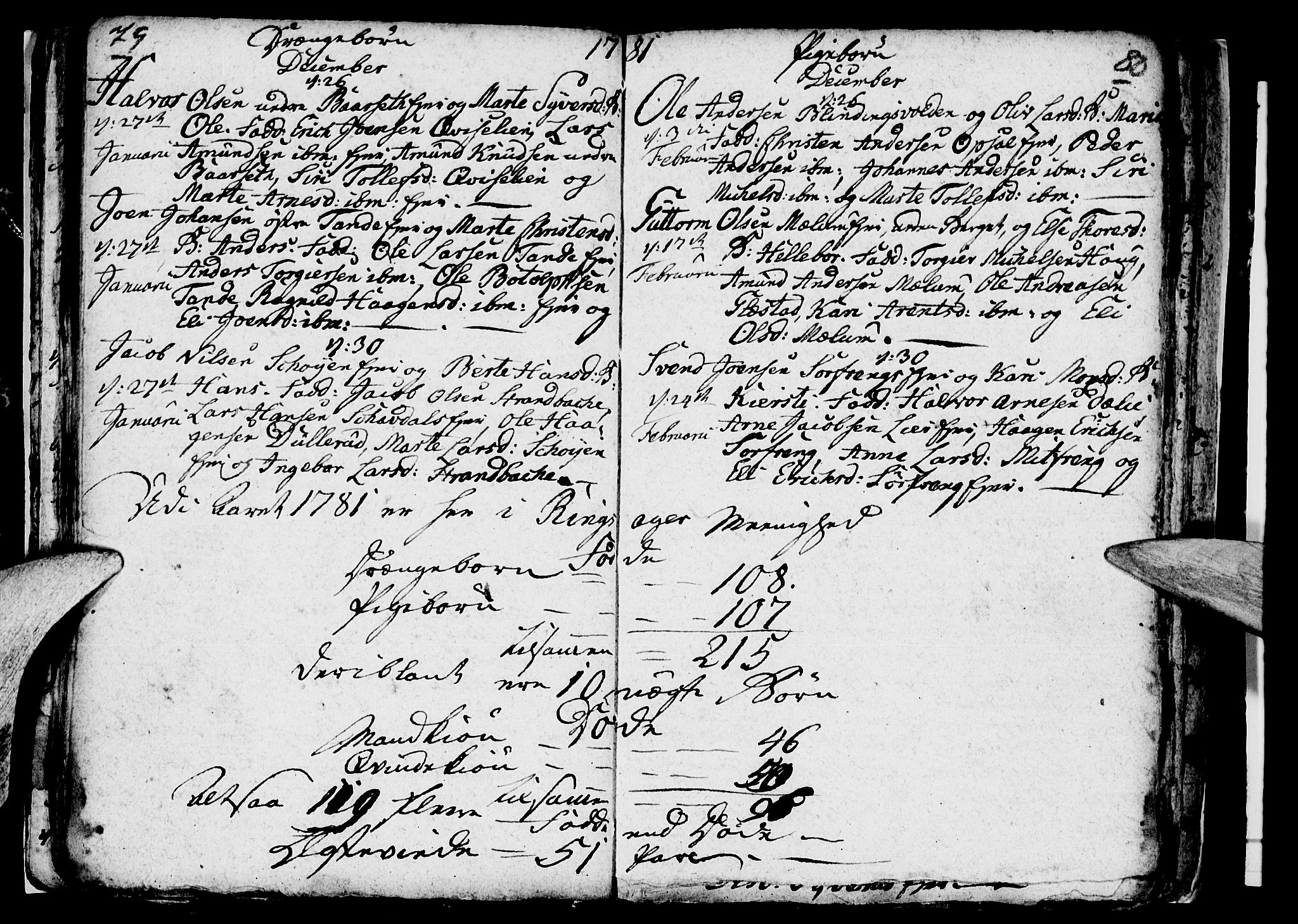 Ringsaker prestekontor, AV/SAH-PREST-014/I/Ia/L0005/0003: Parish register draft no. 5.3, 1780-1784, p. 79-80