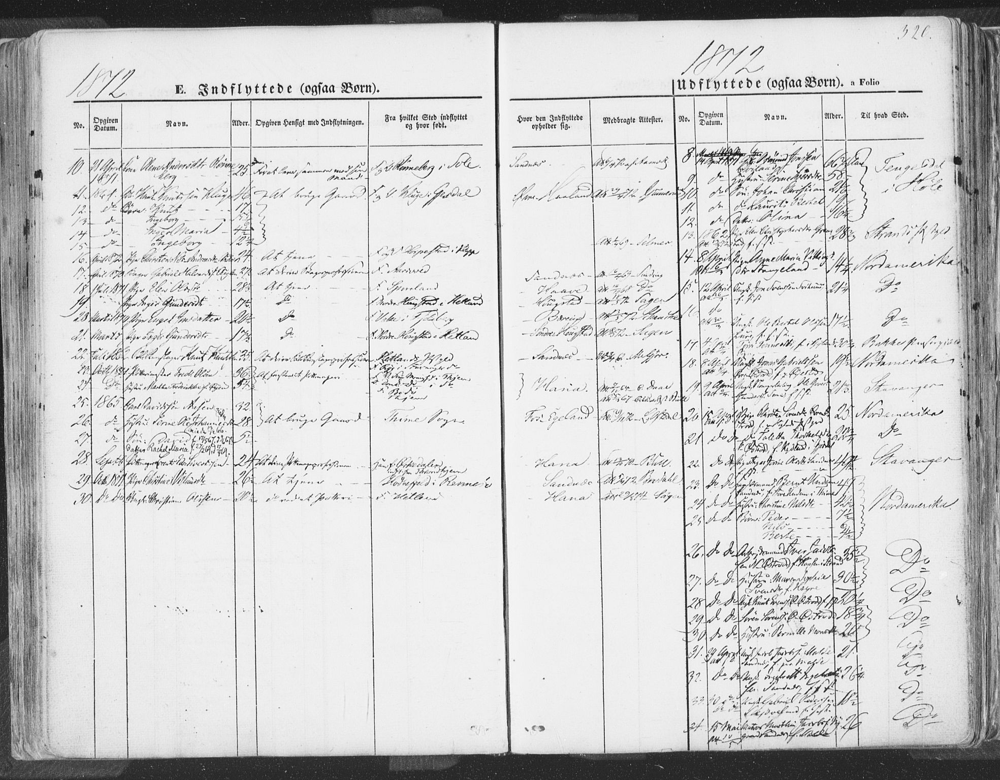 Høyland sokneprestkontor, SAST/A-101799/001/30BA/L0009: Parish register (official) no. A 9.2, 1857-1877, p. 320