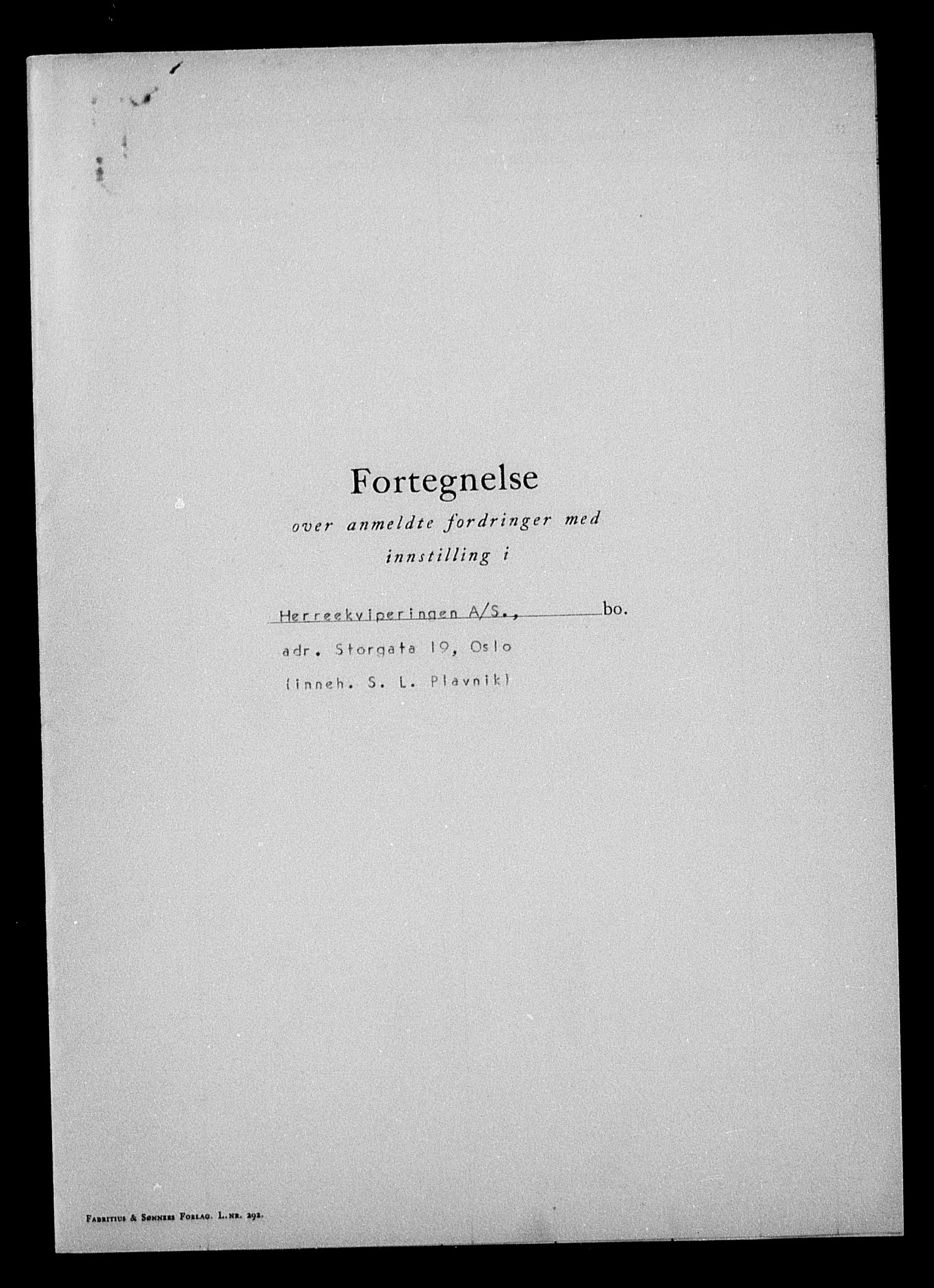 Justisdepartementet, Tilbakeføringskontoret for inndratte formuer, AV/RA-S-1564/H/Hc/Hcc/L0943: --, 1945-1947, p. 24