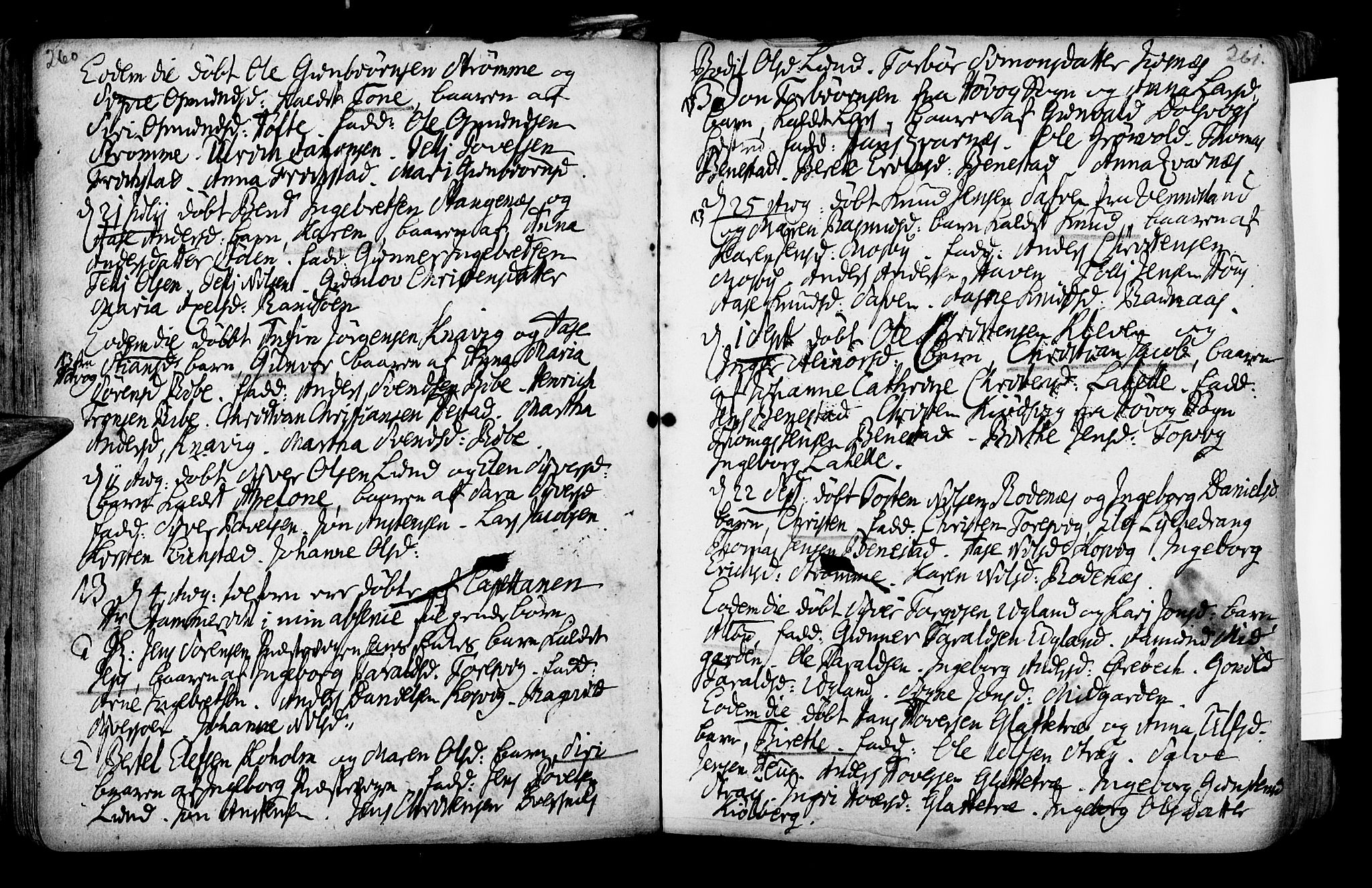 Oddernes sokneprestkontor, AV/SAK-1111-0033/F/Fa/Faa/L0002: Parish register (official) no. A 2, 1719-1764, p. 260-261