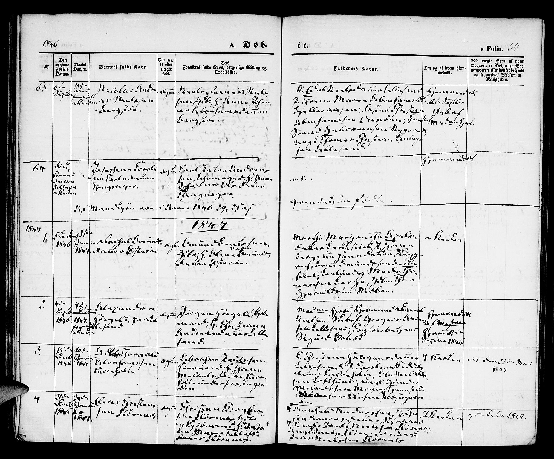 Vestre Moland sokneprestkontor, AV/SAK-1111-0046/F/Fa/Fab/L0005: Parish register (official) no. A 5, 1841-1849, p. 34