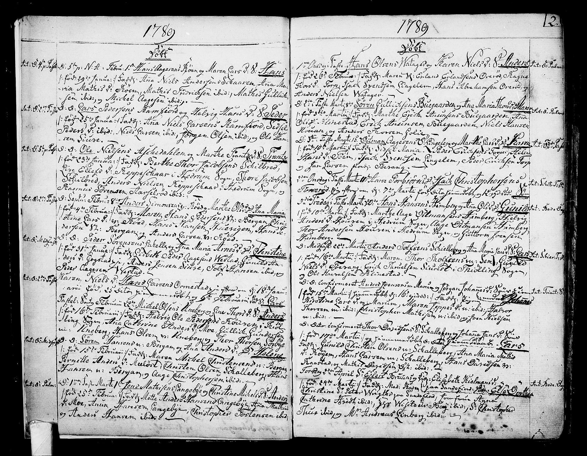 Sandar kirkebøker, AV/SAKO-A-243/F/Fa/L0003: Parish register (official) no. 3, 1789-1814, p. 2