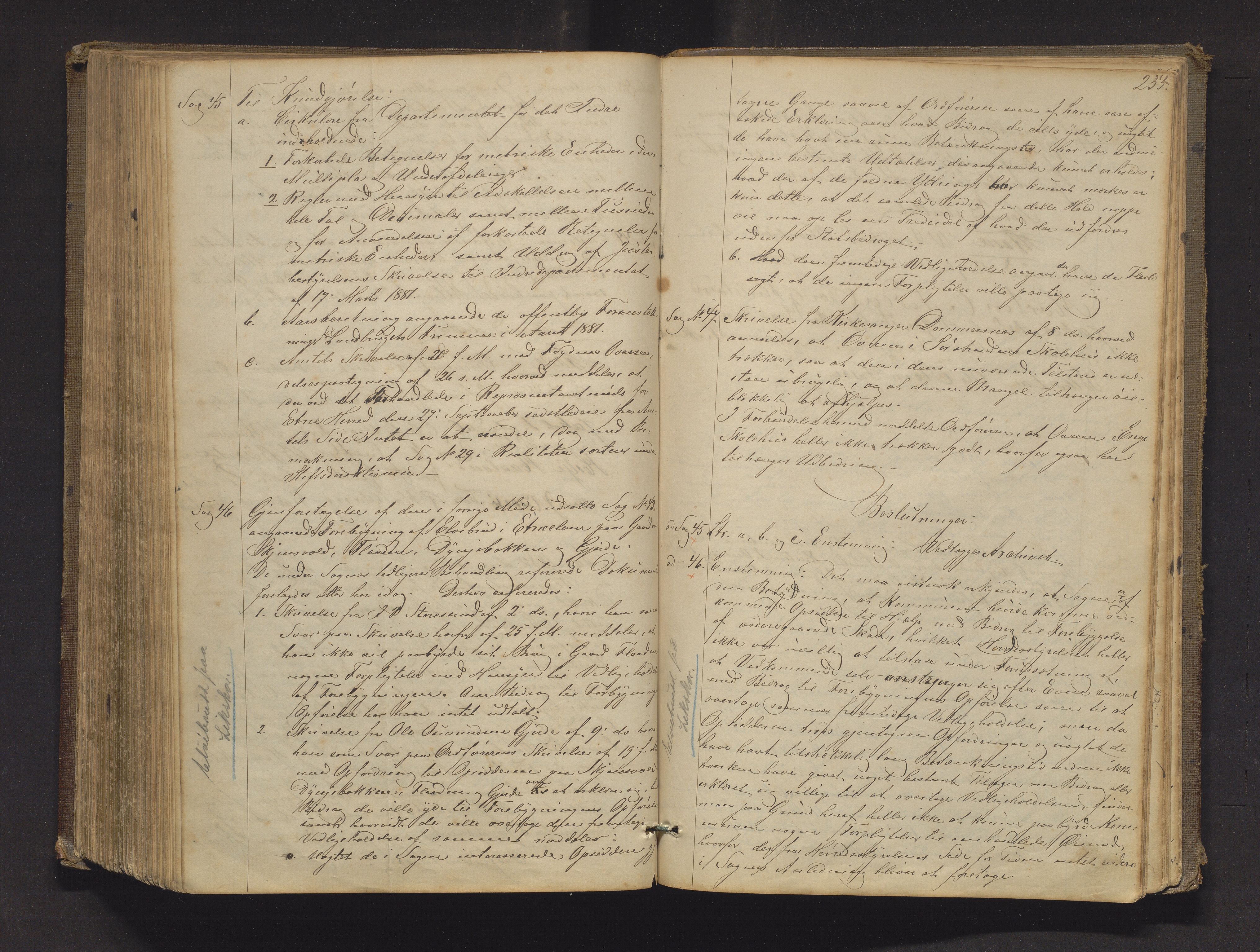 Etne kommune. Formannskapet, IKAH/1211-021/A/Aa/L0002: Møtebok for formannskap og heradsstyre, 1861-1884, p. 253