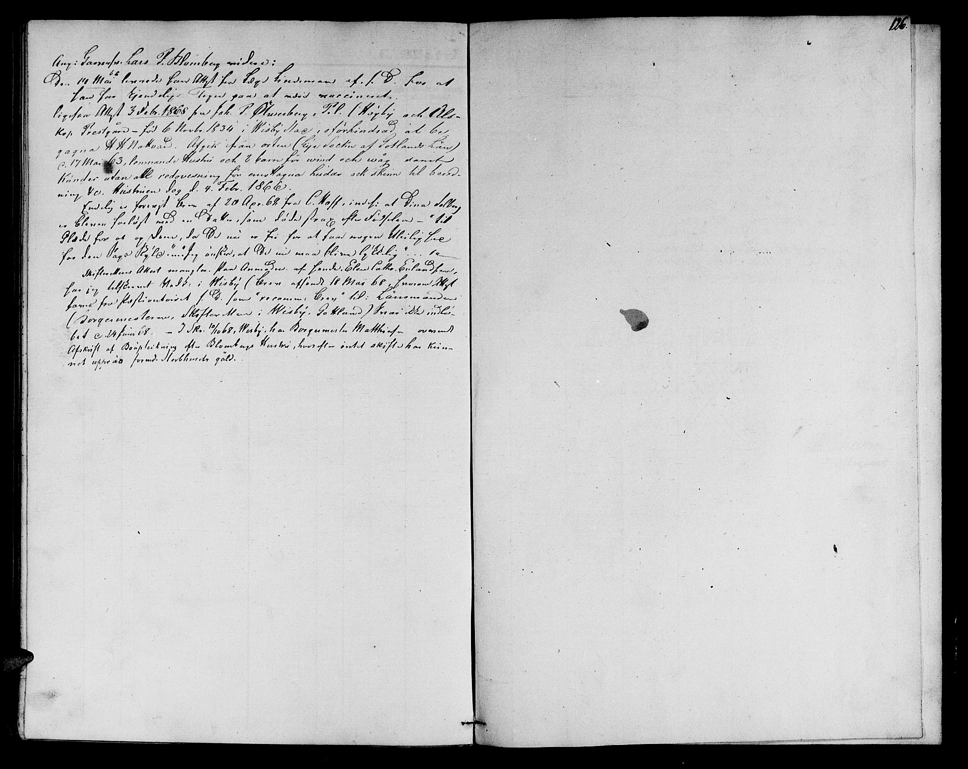 Ministerialprotokoller, klokkerbøker og fødselsregistre - Sør-Trøndelag, SAT/A-1456/602/L0111: Parish register (official) no. 602A09, 1844-1867, p. 126