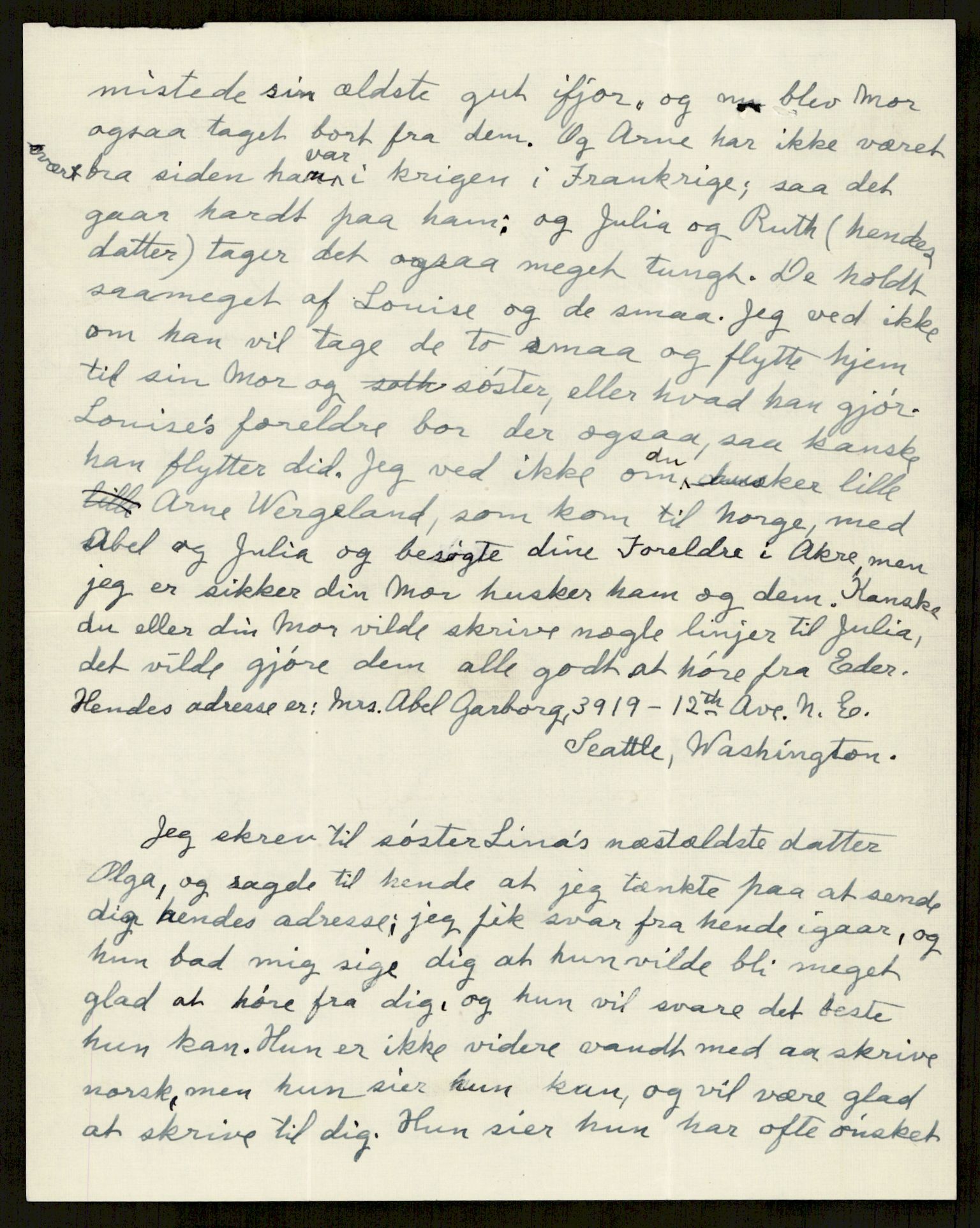 Samlinger til kildeutgivelse, Amerikabrevene, AV/RA-EA-4057/F/L0002: Innlån fra Oslo: Garborgbrevene III - V, 1838-1914, p. 635