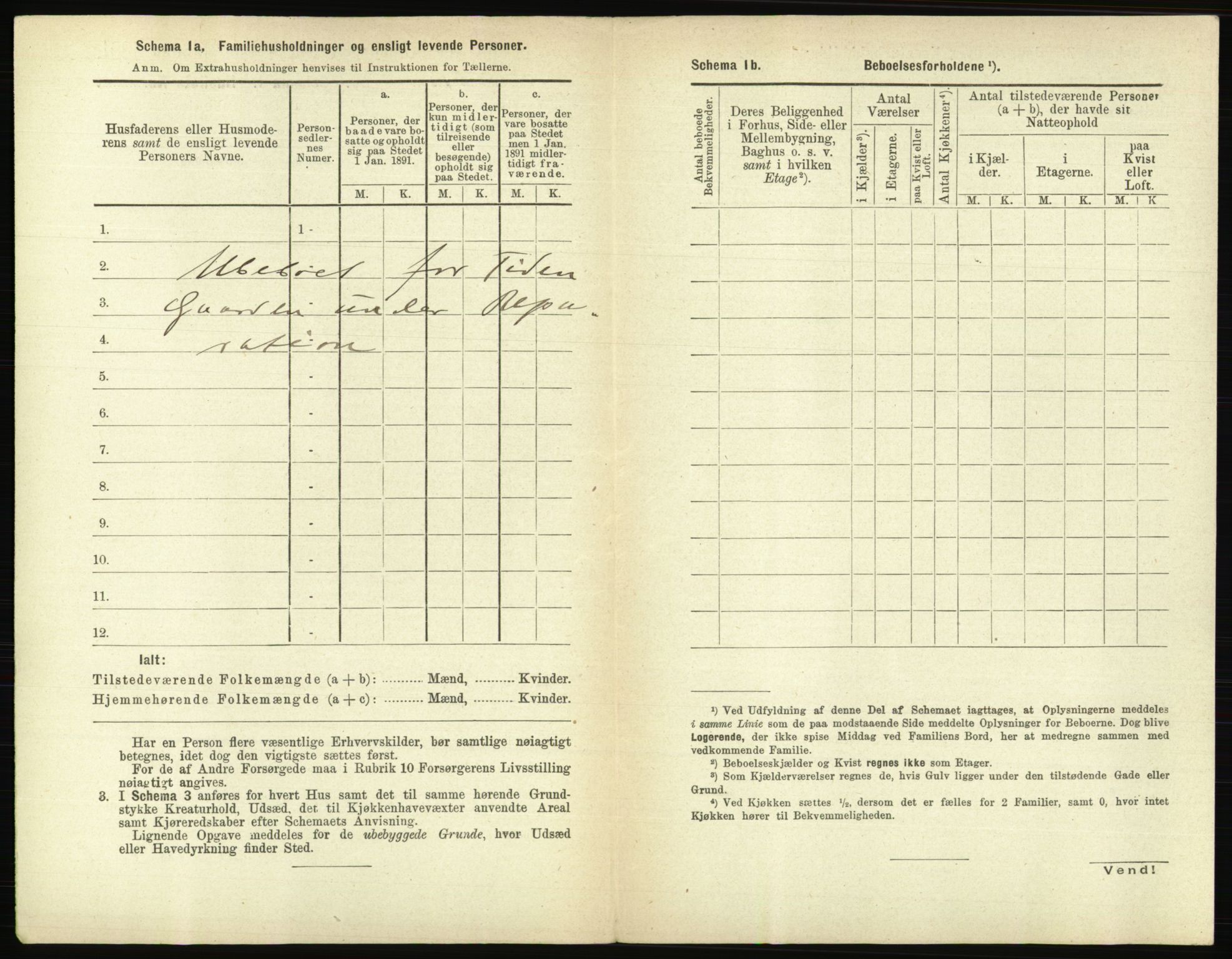 RA, 1891 census for 0104 Moss, 1891, p. 273