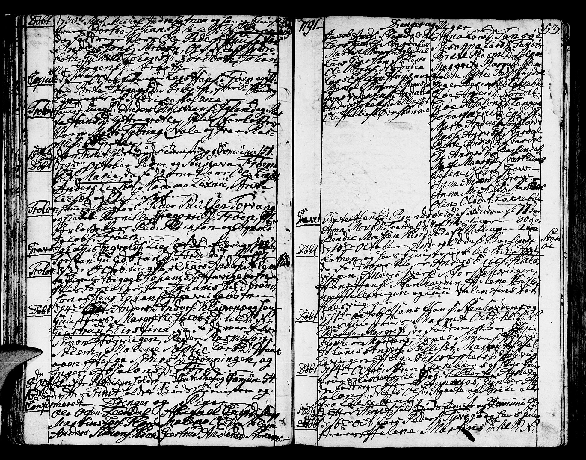 Kinn sokneprestembete, SAB/A-80801/H/Haa/Haaa/L0003: Parish register (official) no. A 3, 1785-1821, p. 53