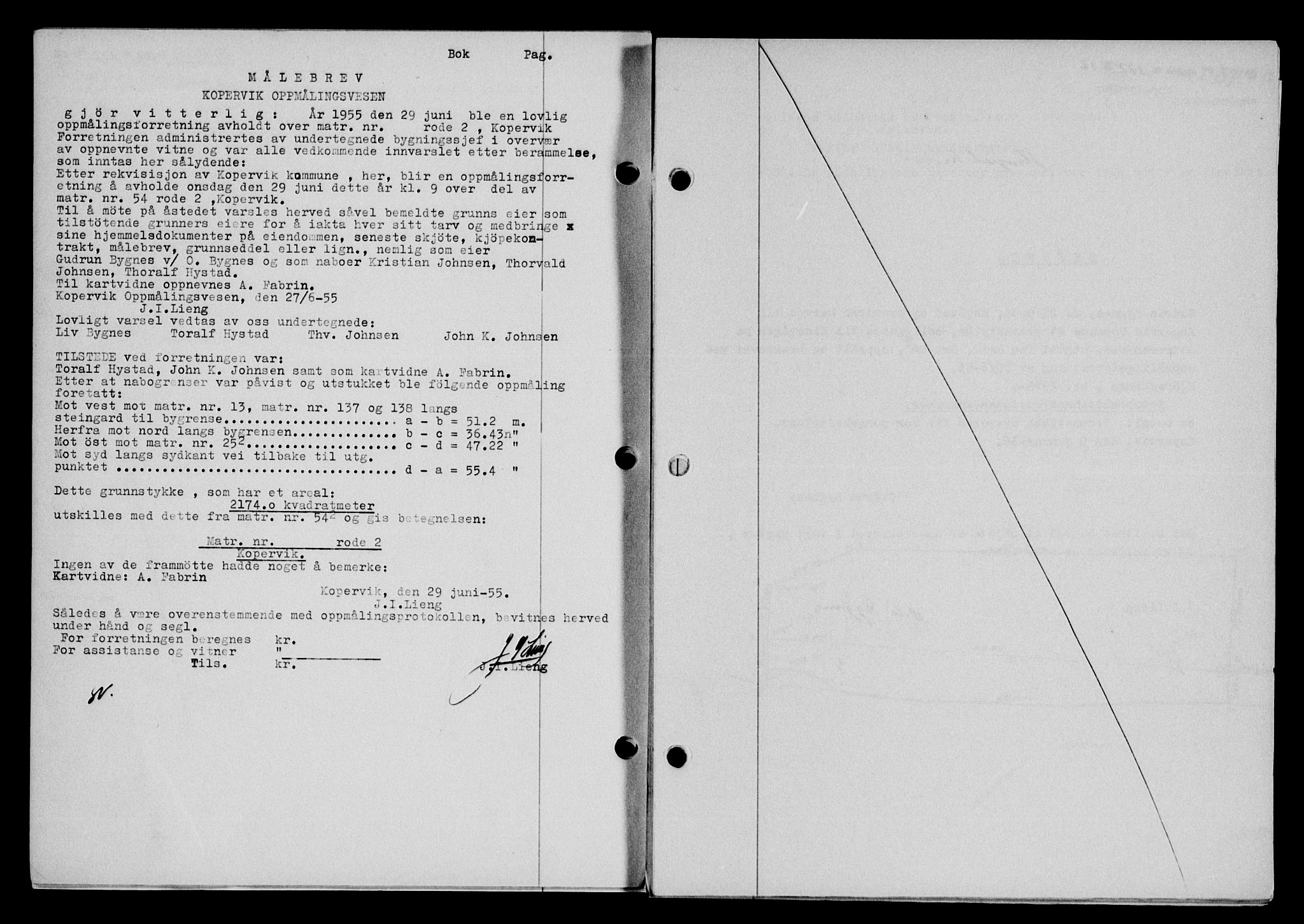 Karmsund sorenskriveri, SAST/A-100311/01/II/IIB/L0118: Mortgage book no. 98A, 1955-1956, Diary no: : 376/1956