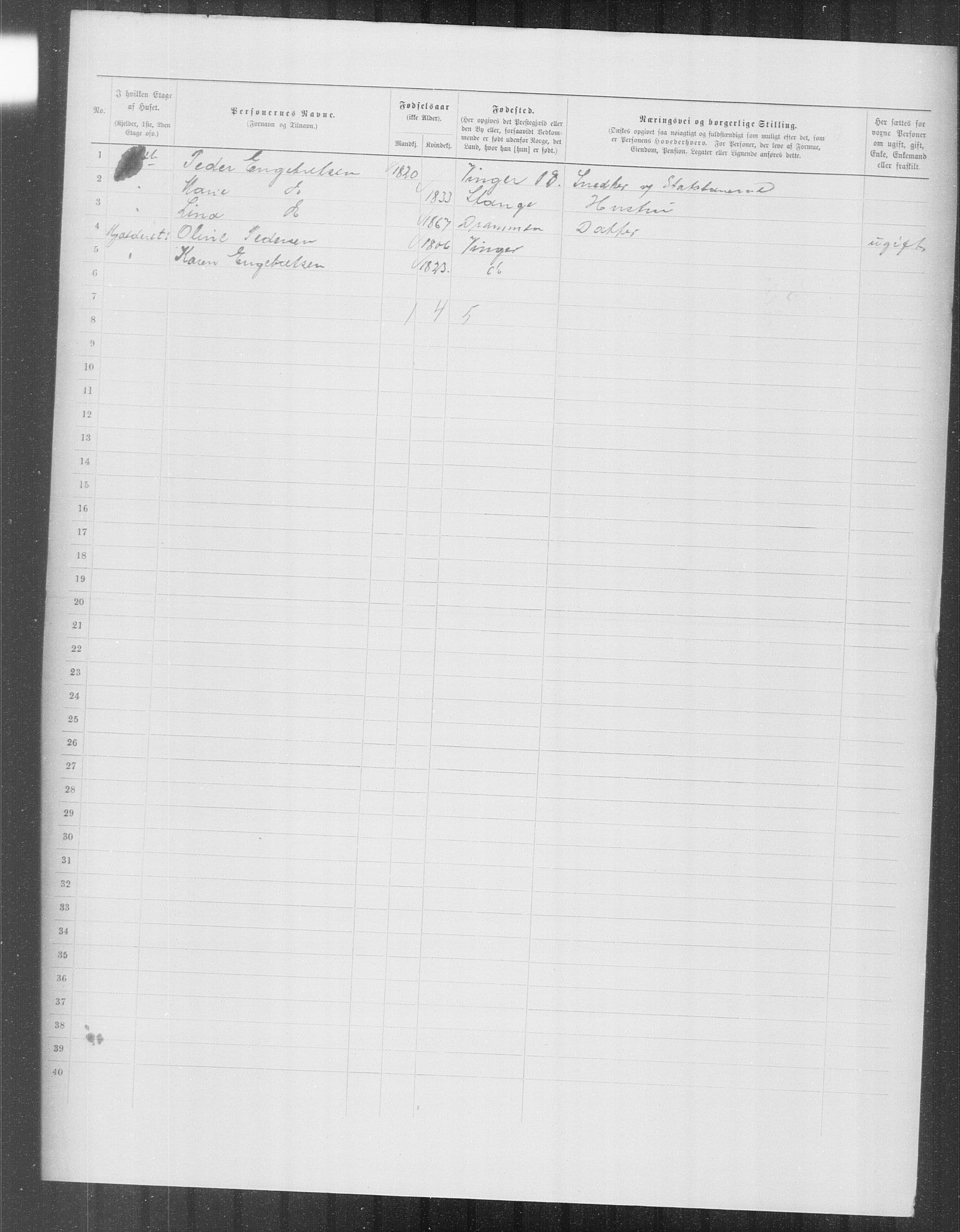 OBA, Municipal Census 1899 for Kristiania, 1899, p. 12947