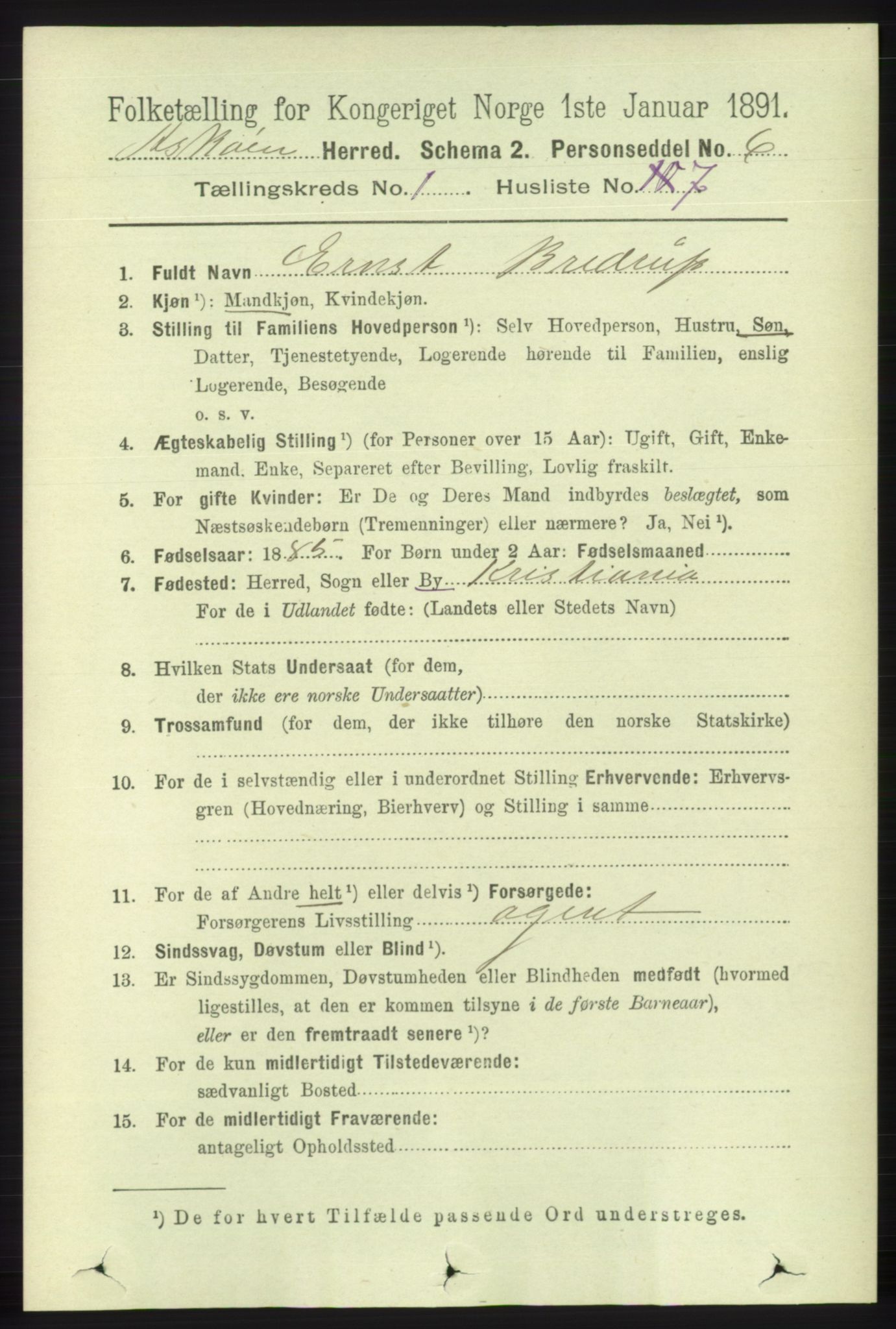 RA, 1891 census for 1247 Askøy, 1891, p. 170