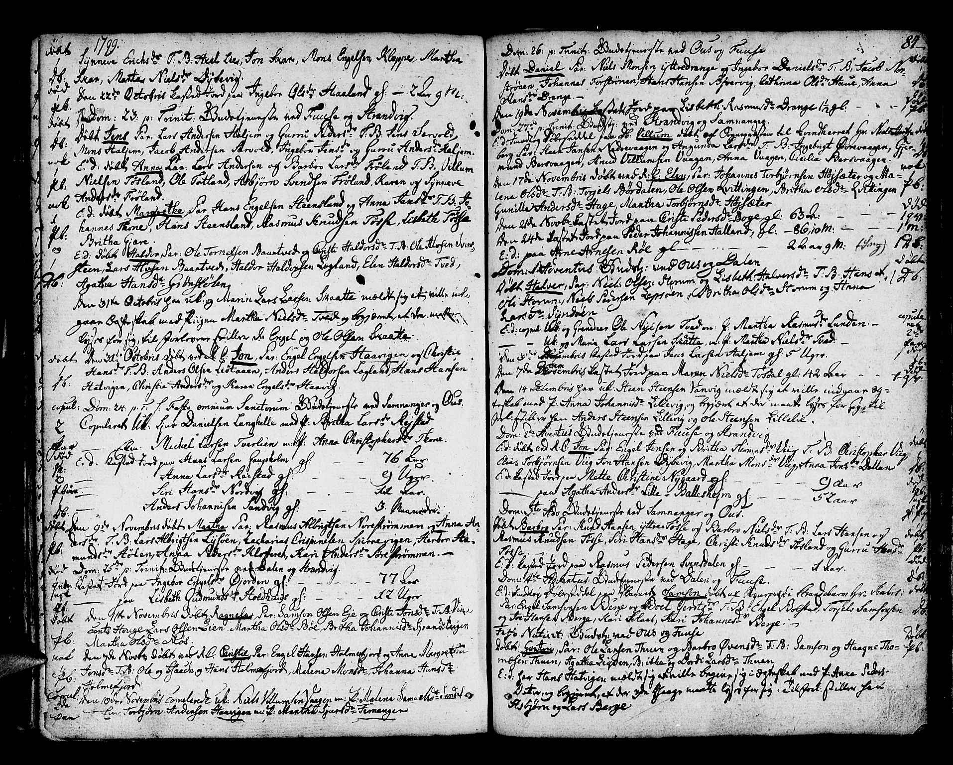 Os sokneprestembete, SAB/A-99929: Parish register (official) no. A 11, 1789-1815, p. 84