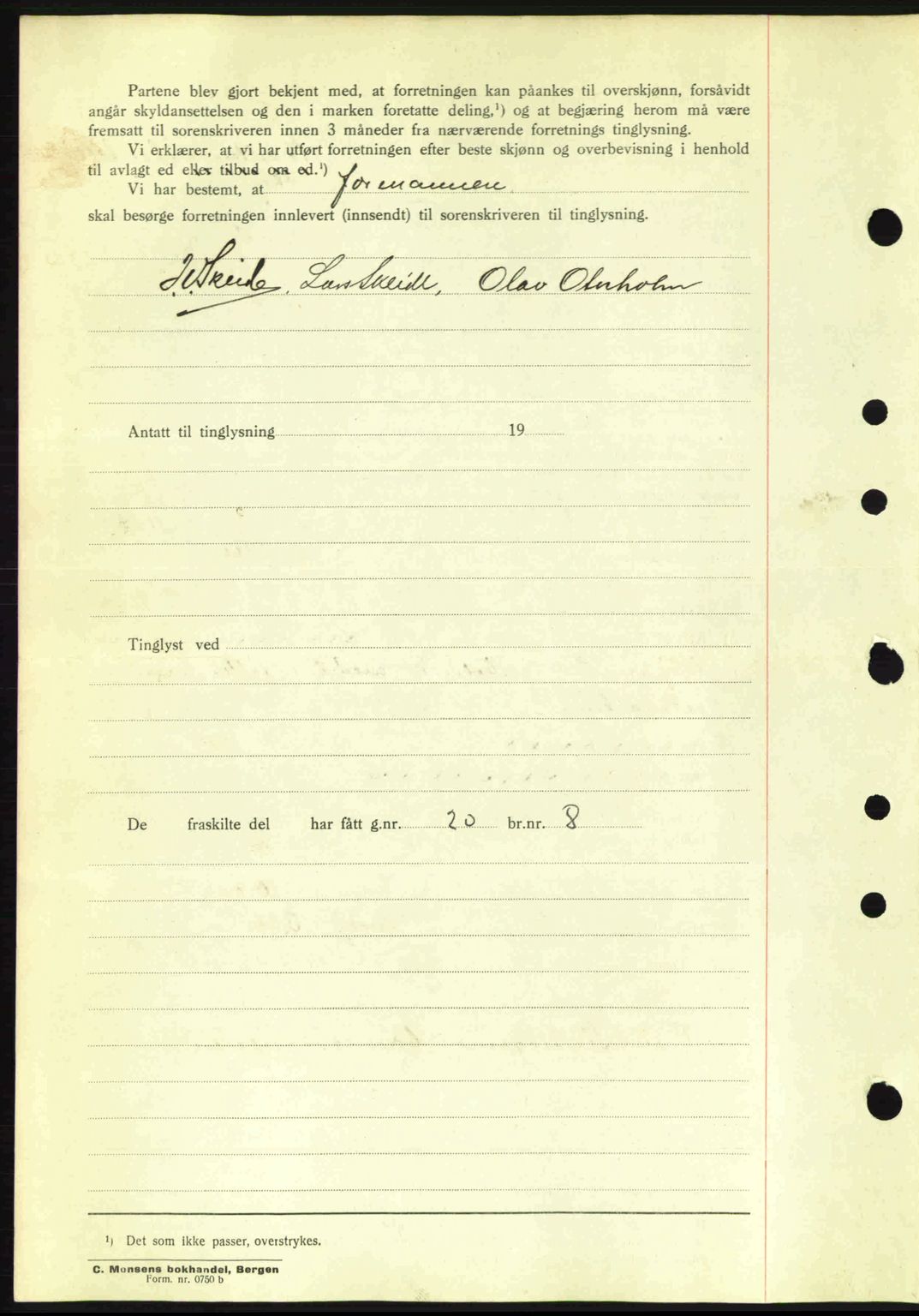 Romsdal sorenskriveri, AV/SAT-A-4149/1/2/2C: Mortgage book no. A1, 1936-1936, Diary no: : 1569/1936