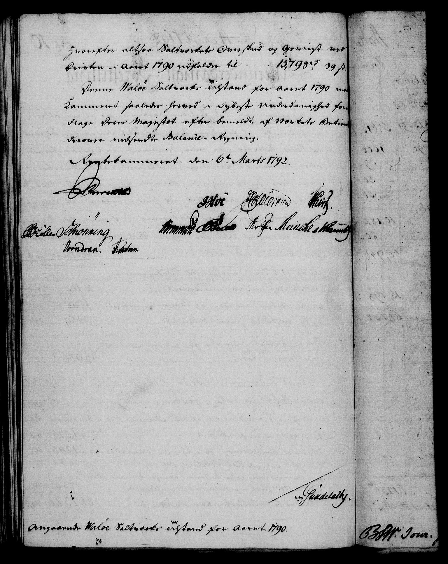 Rentekammeret, Renteskriverkontorene, AV/RA-EA-3115/M/Mf/Mfb/L0001: Relasjons- og resolusjonsprotokoll med register (merket RK 54.7), 1791-1792