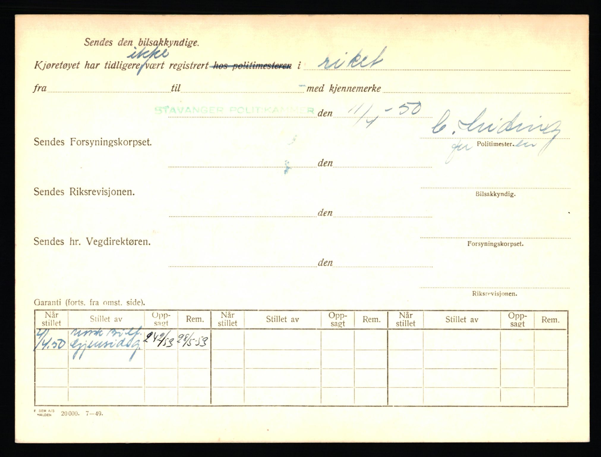 Stavanger trafikkstasjon, AV/SAST-A-101942/0/F/L0006: L-1700 - L-2149, 1930-1971, p. 1286