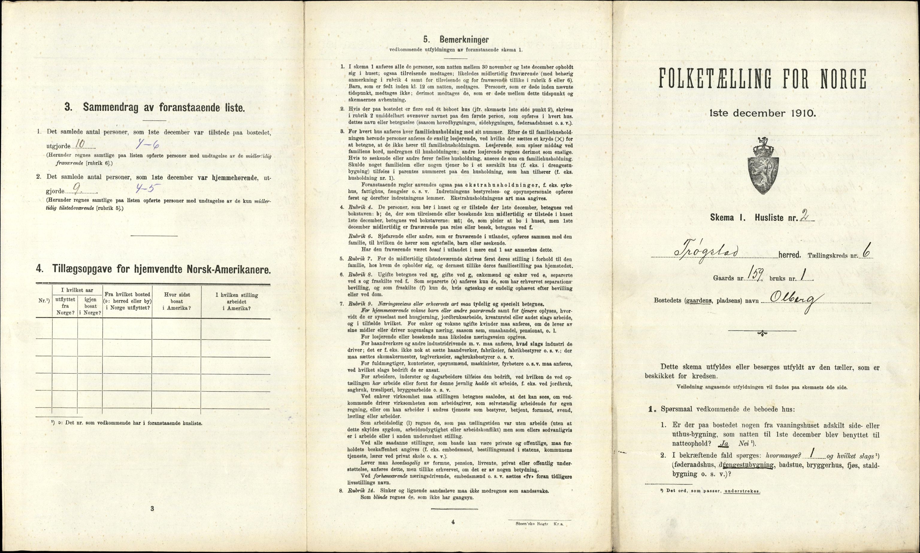 RA, 1910 census for Trøgstad, 1910, p. 889