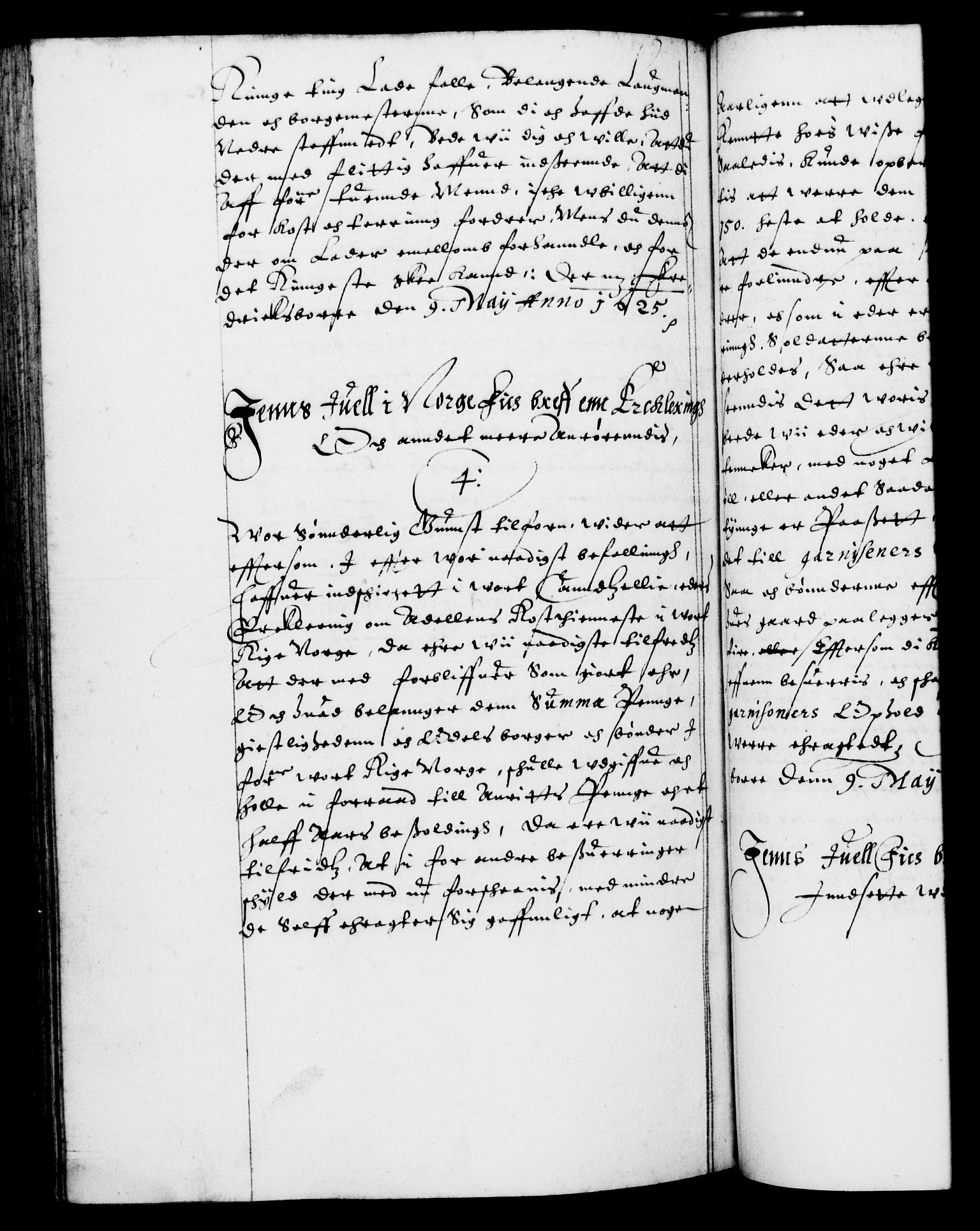 Danske Kanselli 1572-1799, AV/RA-EA-3023/F/Fc/Fca/Fcab/L0004: Norske tegnelser (mikrofilm), 1617-1627, p. 502b