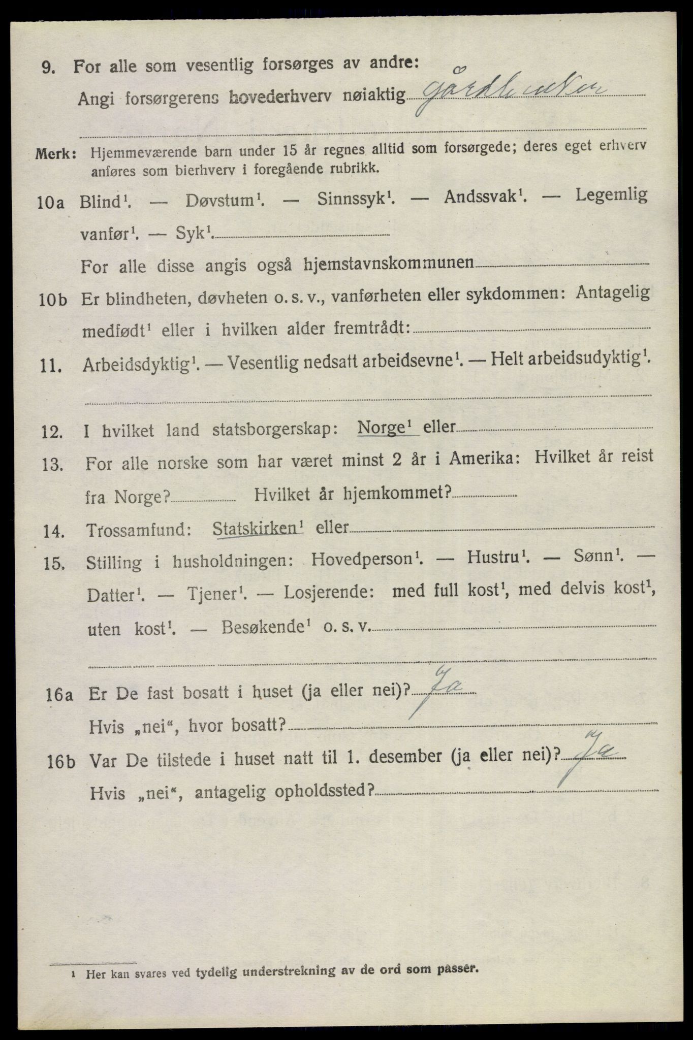 SAKO, 1920 census for Nes (Buskerud), 1920, p. 1909