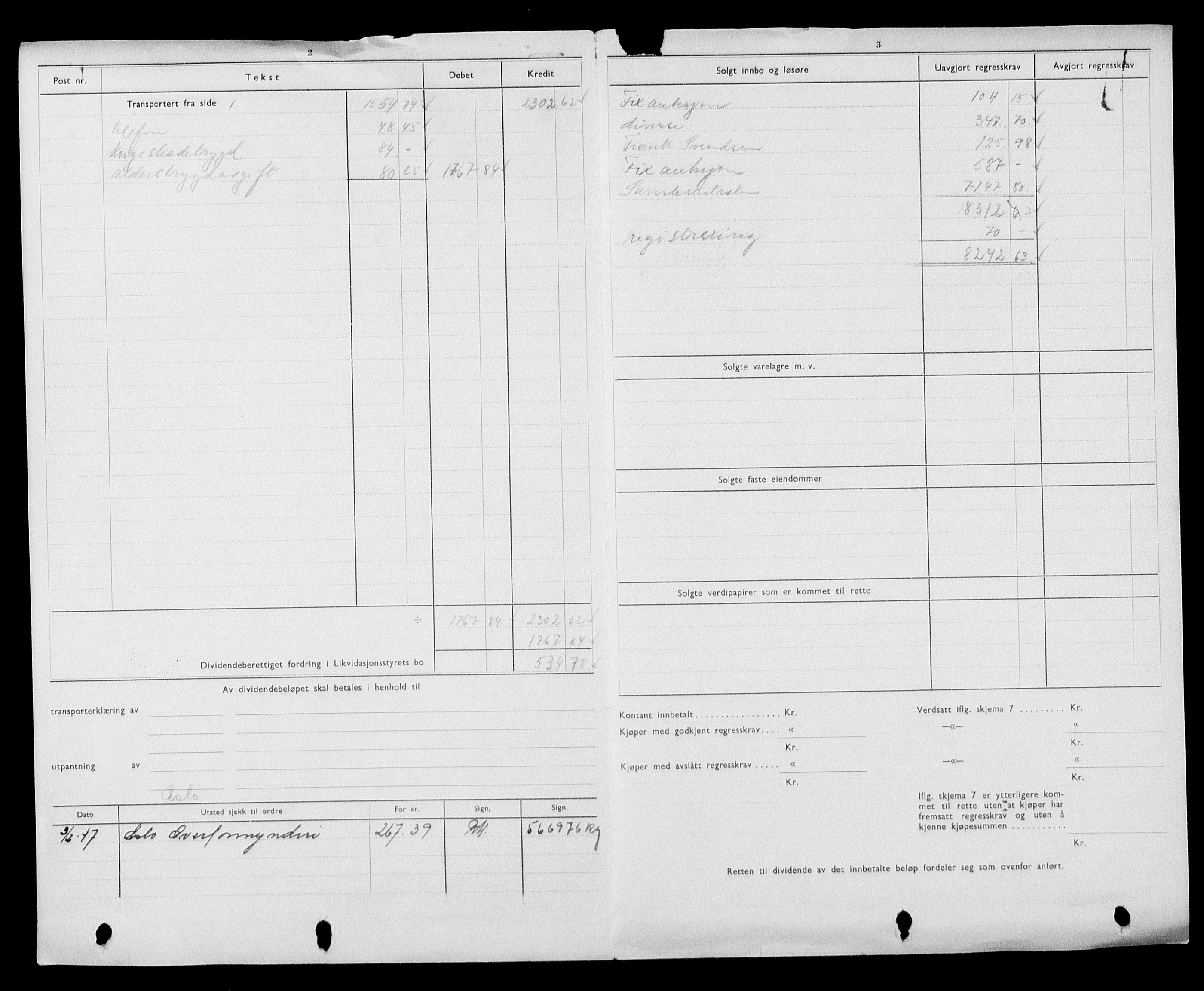 Justisdepartementet, Tilbakeføringskontoret for inndratte formuer, AV/RA-S-1564/H/Hc/Hcc/L0969: --, 1945-1947, p. 489