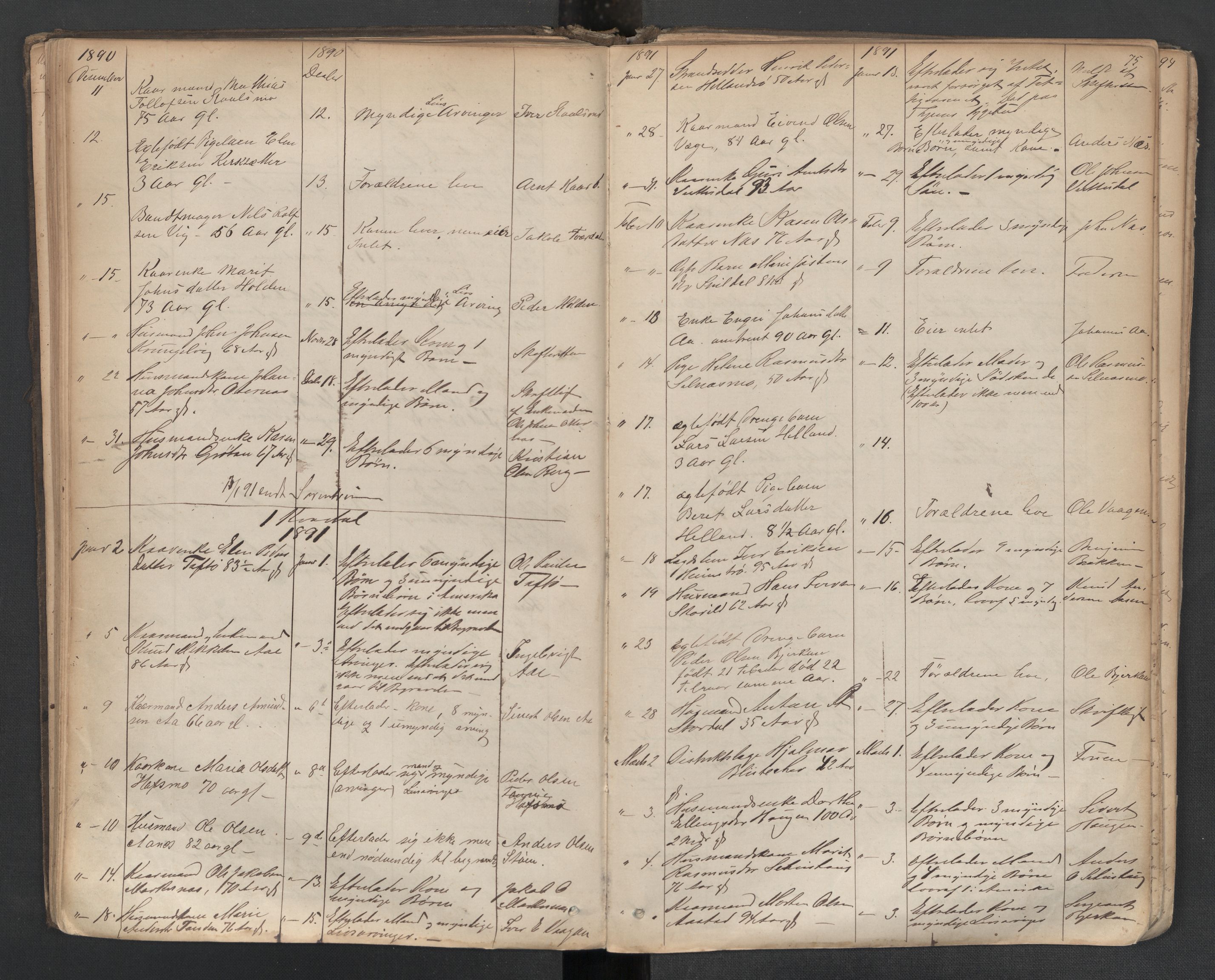 Hemne og Snillfjord lensmannskontor, AV/SAT-A-1051/1/02/L0001: 2.01.01 Dødsfallsanmeldelsesprotokoll, 1863-1917, p. 75