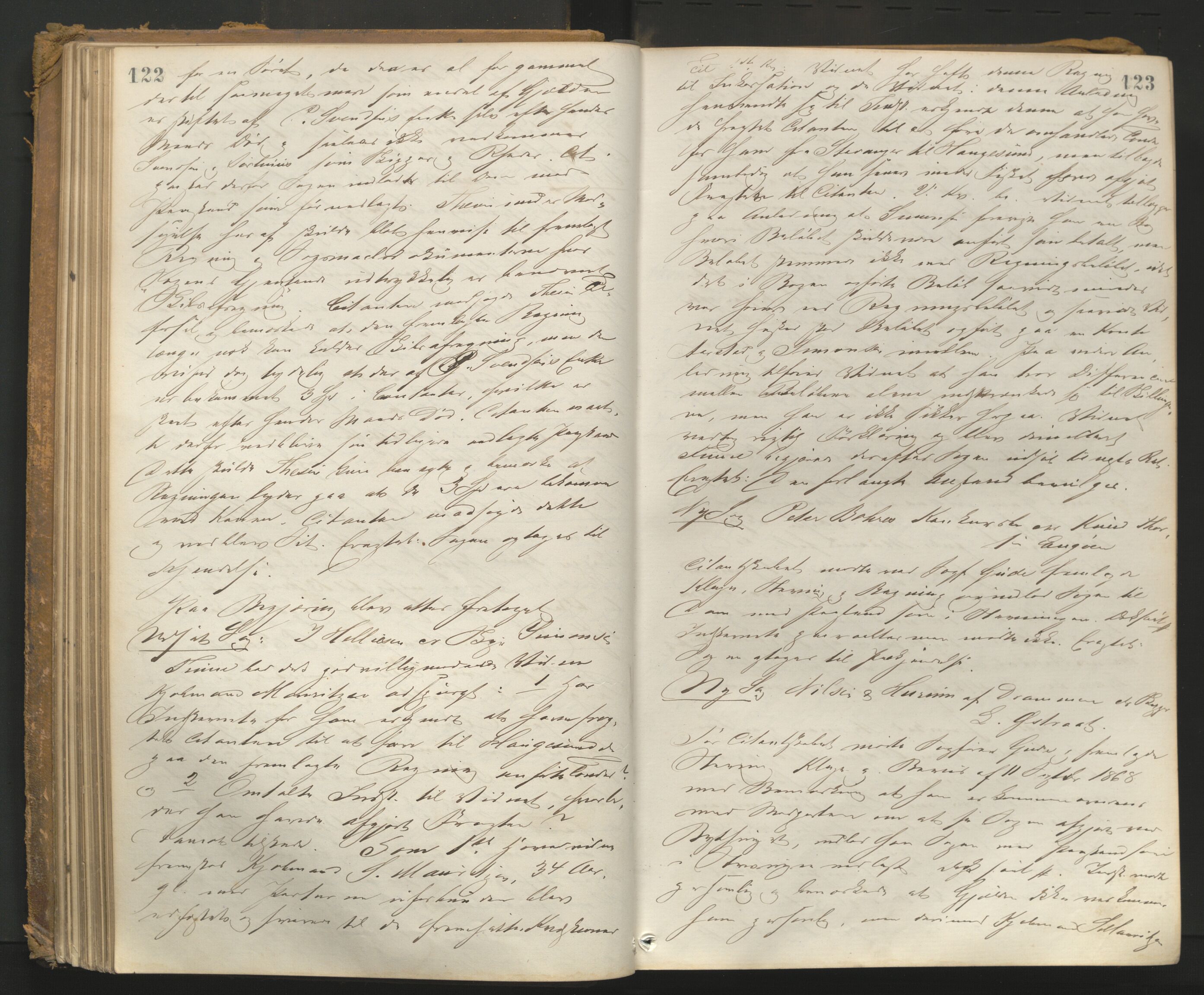 Stavanger byfogd, AV/SAST-A-101408/001/3/30/30BA/L0060: Bytingprotkoll, 1870-1876, p. 122-123