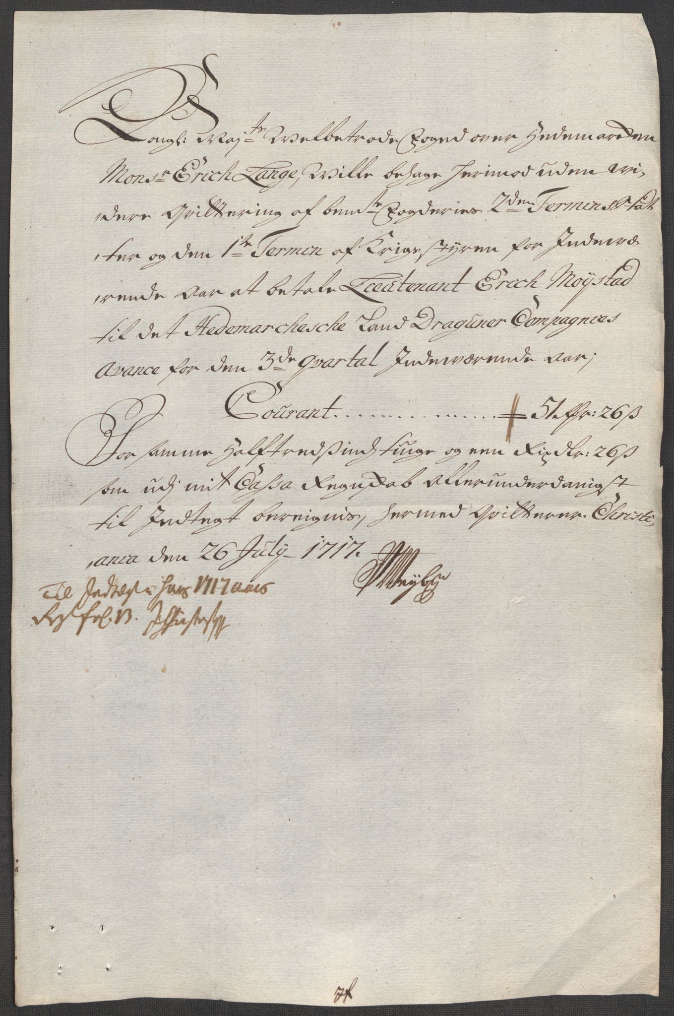 Rentekammeret inntil 1814, Reviderte regnskaper, Fogderegnskap, RA/EA-4092/R16/L1056: Fogderegnskap Hedmark, 1717, p. 404