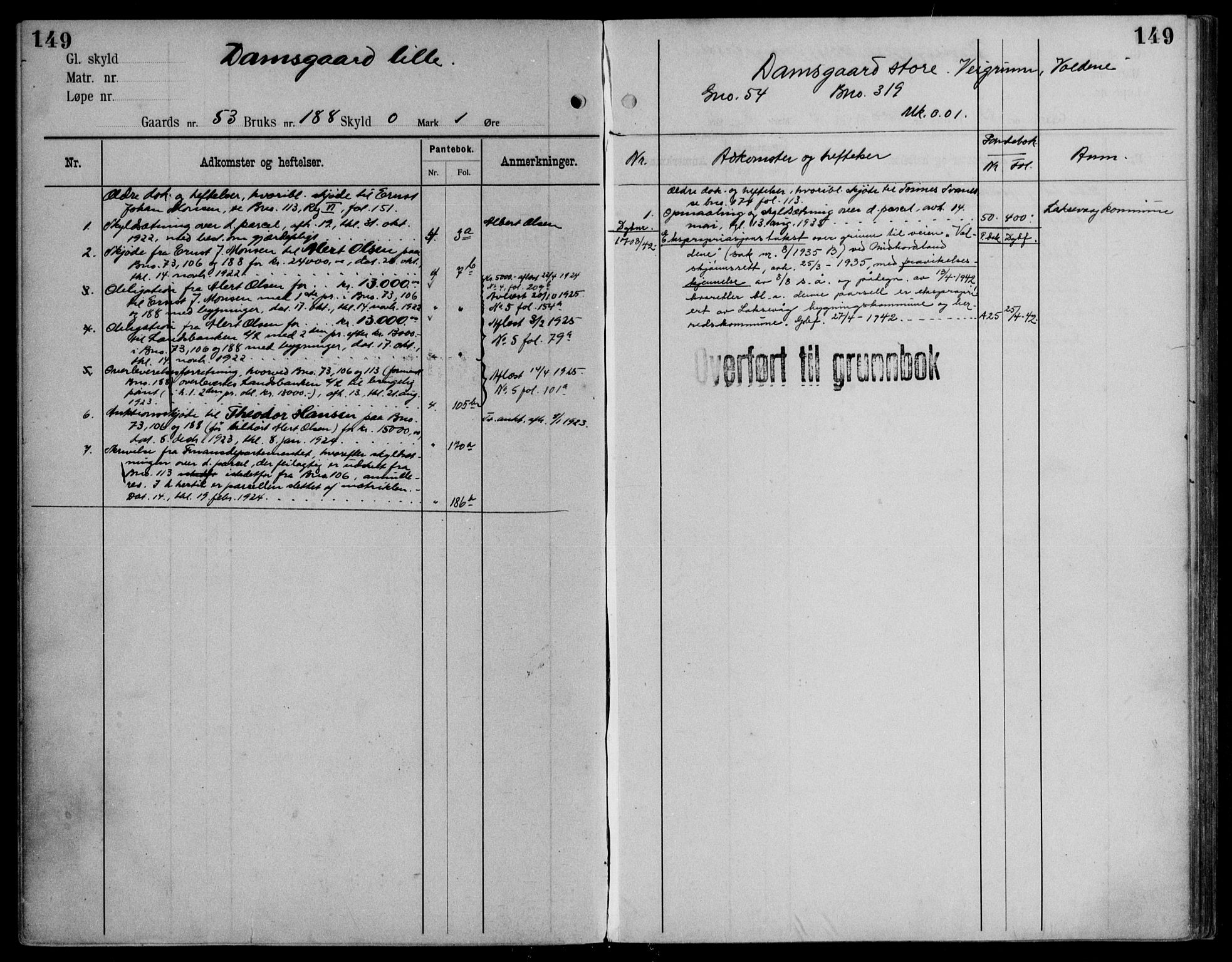 Midhordland sorenskriveri, AV/SAB-A-3001/1/G/Ga/Gab/L0115: Mortgage register no. II.A.b.115, p. 149