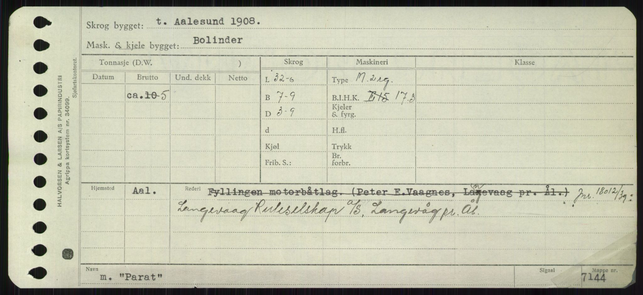 Sjøfartsdirektoratet med forløpere, Skipsmålingen, AV/RA-S-1627/H/Ha/L0004/0002: Fartøy, Mas-R / Fartøy, Odin-R, p. 223