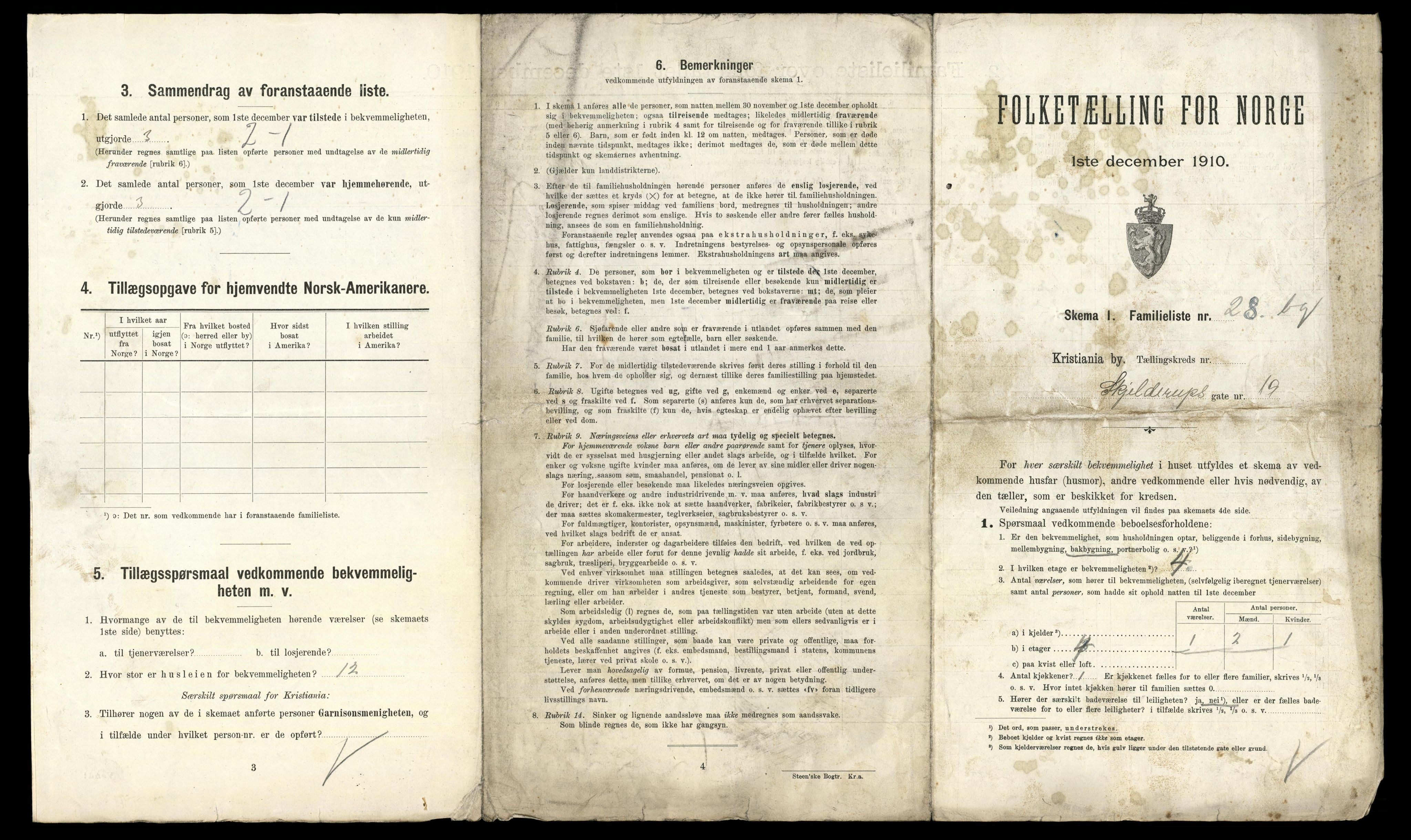 RA, 1910 census for Kristiania, 1910, p. 91413