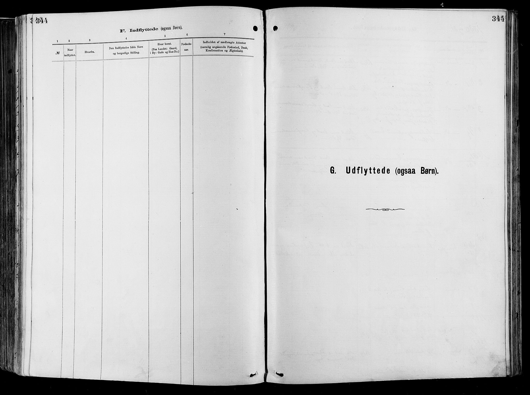 Garnisonsmenigheten Kirkebøker, SAO/A-10846/F/Fa/L0012: Parish register (official) no. 12, 1880-1893, p. 344