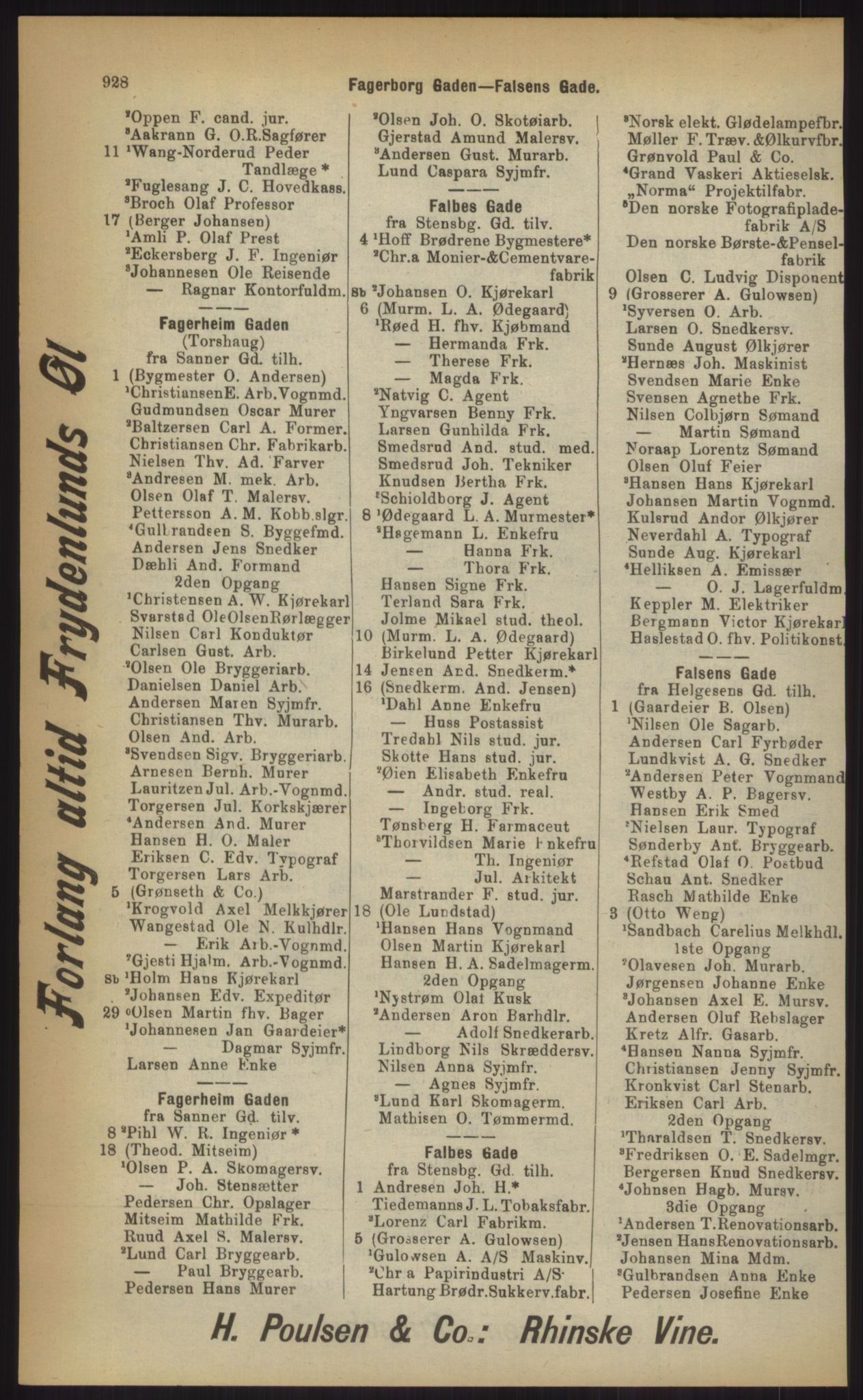 Kristiania/Oslo adressebok, PUBL/-, 1903, p. 928