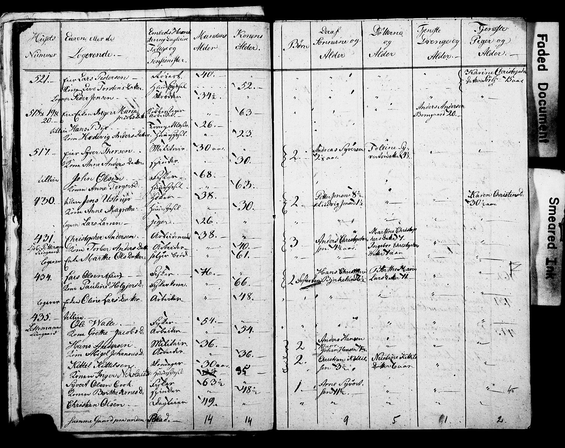 SAO, Census 1815 for Kristiania, 1815, p. 179