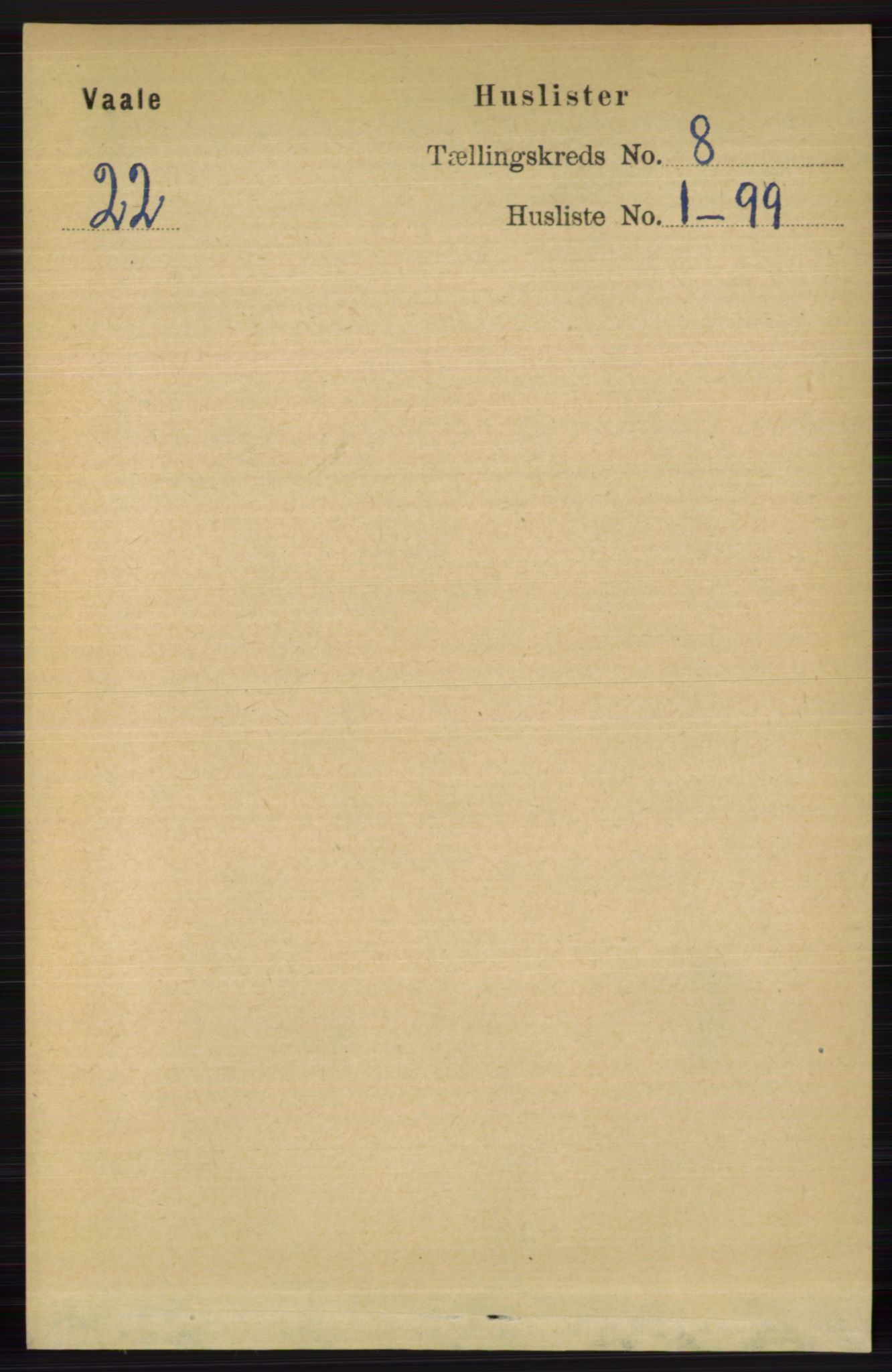 RA, 1891 census for 0716 Våle, 1891, p. 2760